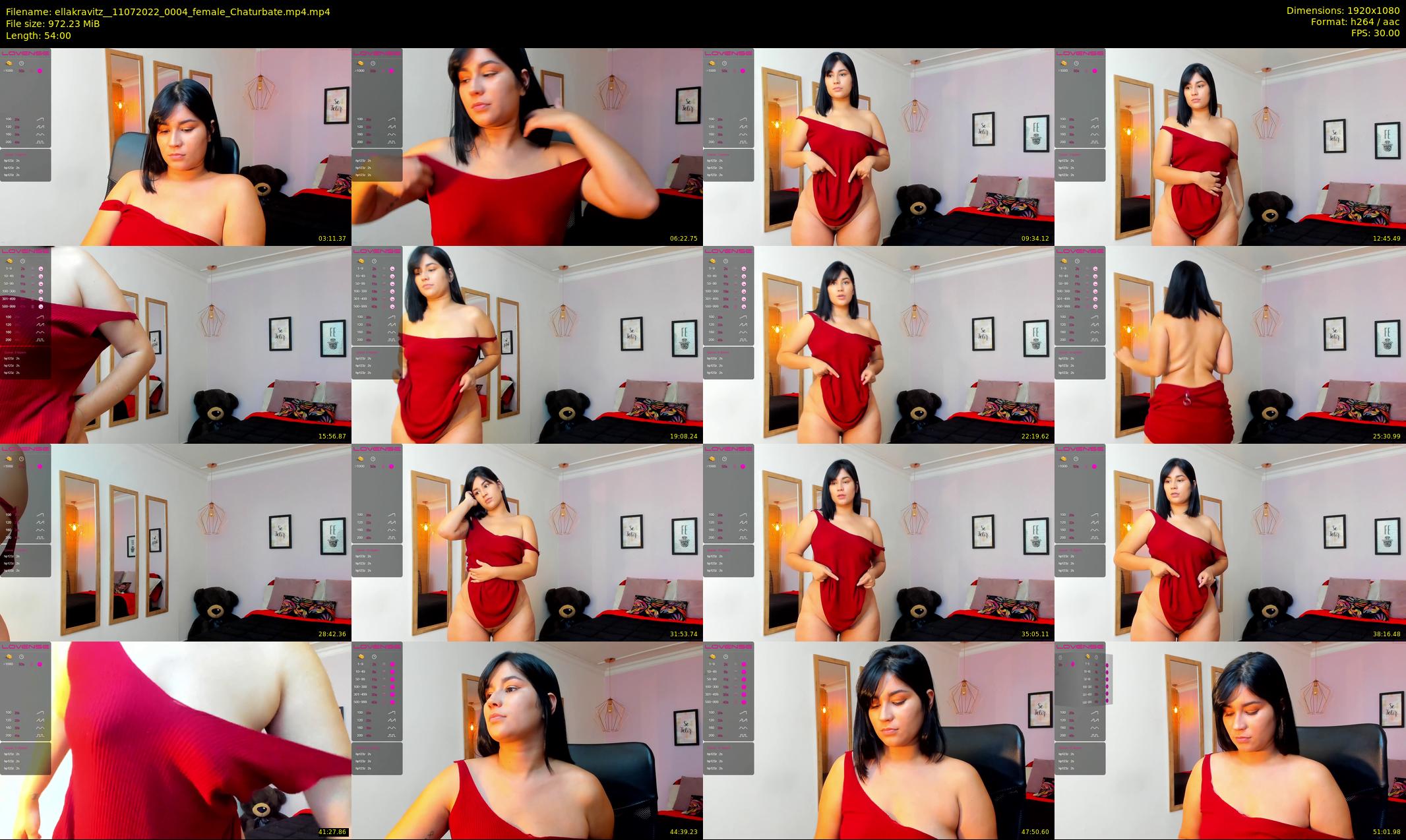 ellakravitz_ — 54 minute Chaturbate female cam show recording, 1080p, Jul 11, 2022