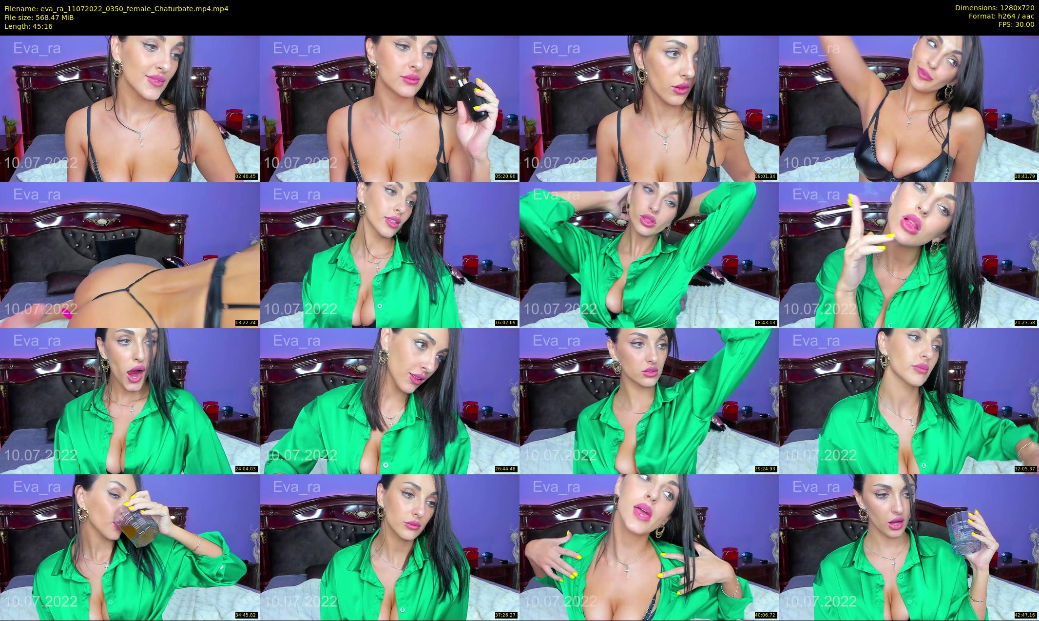 eva_ra — 46 minute Chaturbate female cam show recording, 720p, Jul 11, 2022