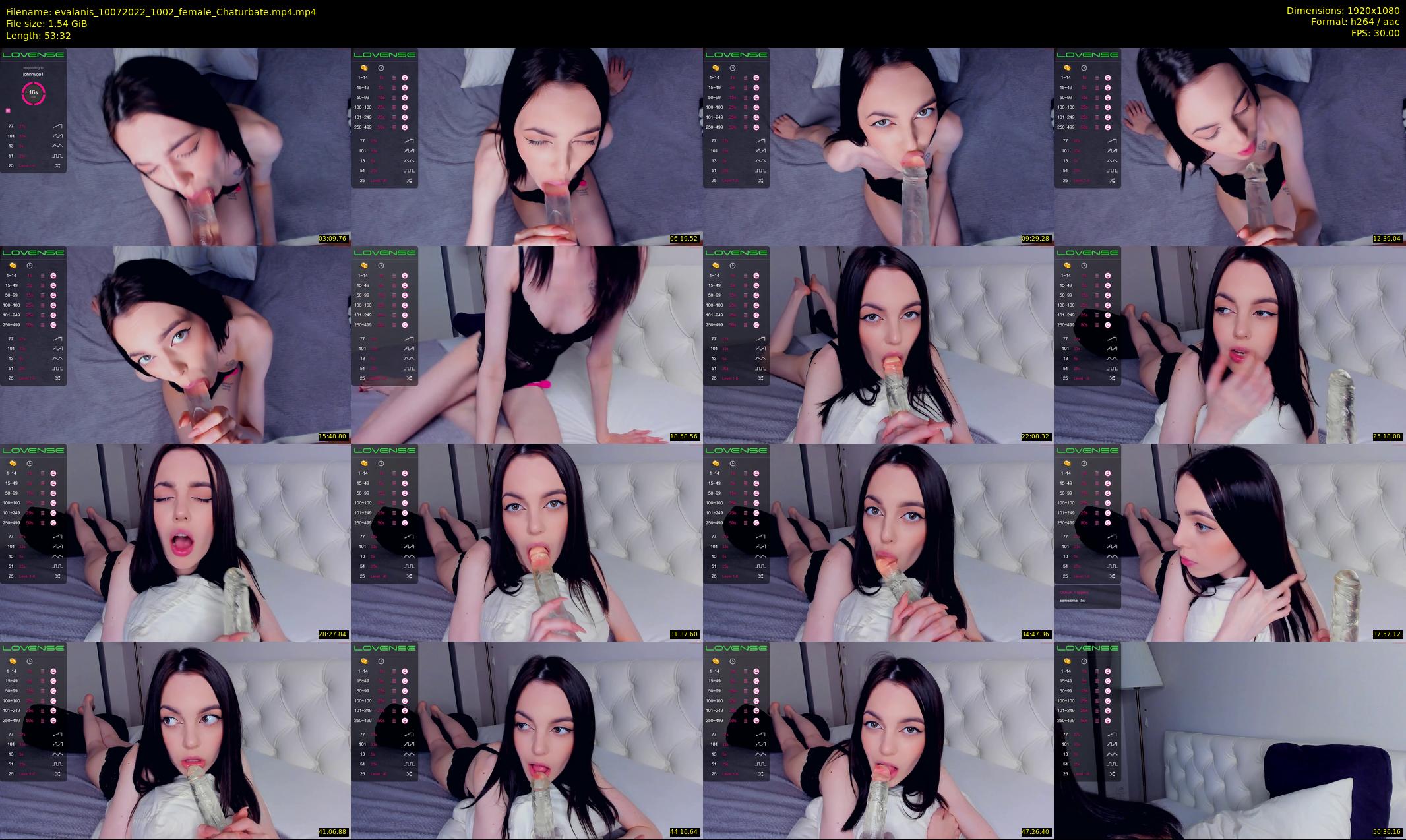 evalanis — 54 minute Chaturbate couple cam show recording, 1080p, Jul 10, 2022