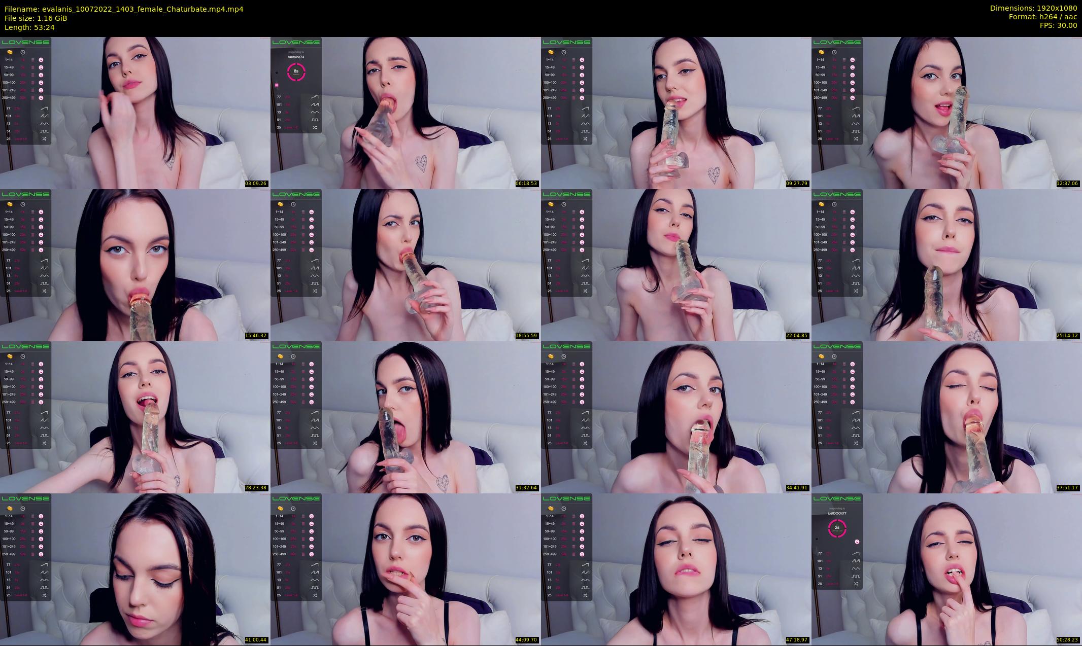 evalanis — 54 minute Chaturbate couple cam show recording, 1080p, Jul 10, 2022