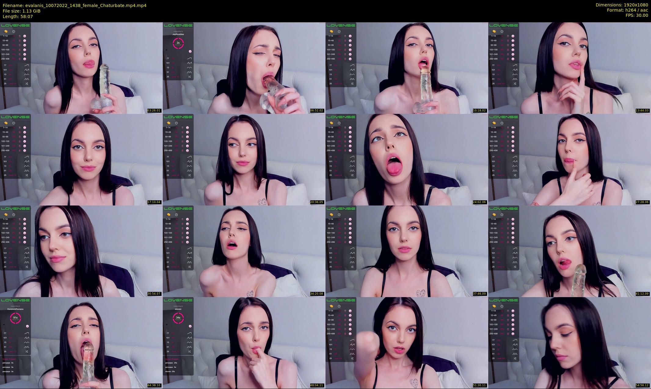 evalanis — 59 minute Chaturbate couple cam show recording, 1080p, Jul 10, 2022