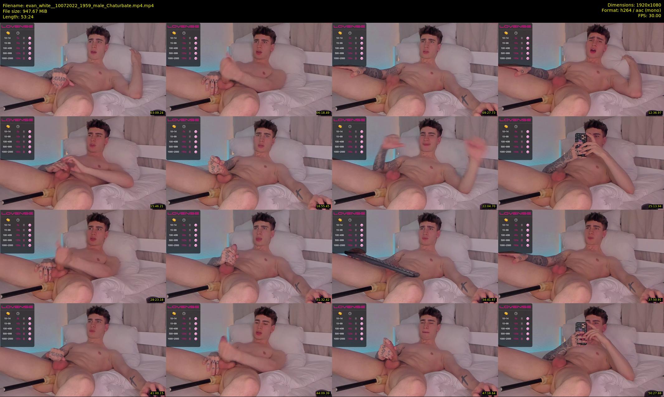 evan_white_ — 54 minute Chaturbate male cam show recording, 1080p, Jul 10, 2022