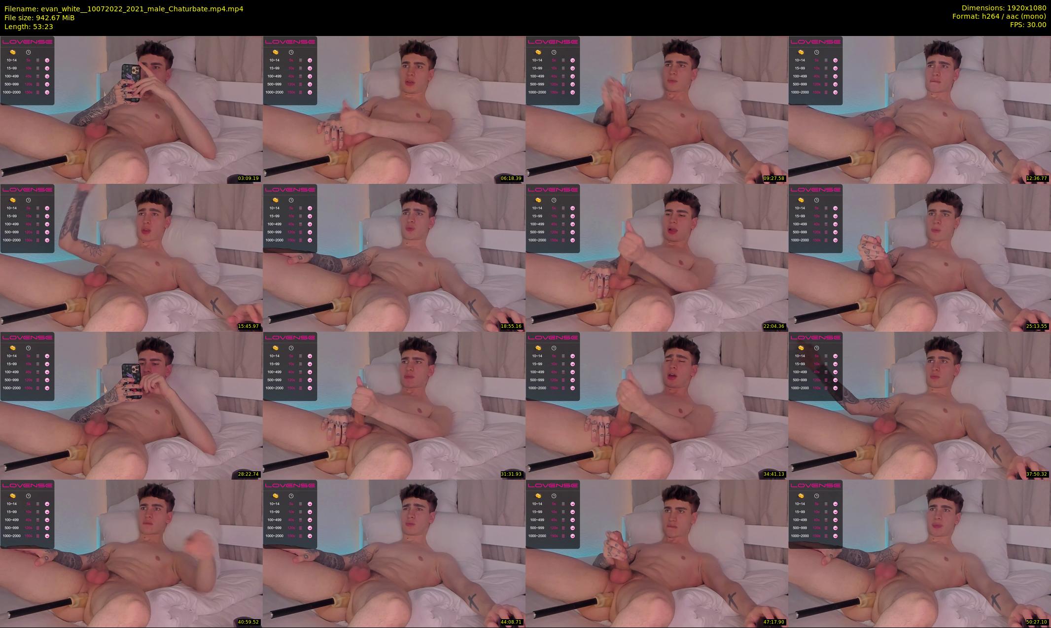 evan_white_ — 54 minute Chaturbate male cam show recording, 1080p, Jul 10, 2022