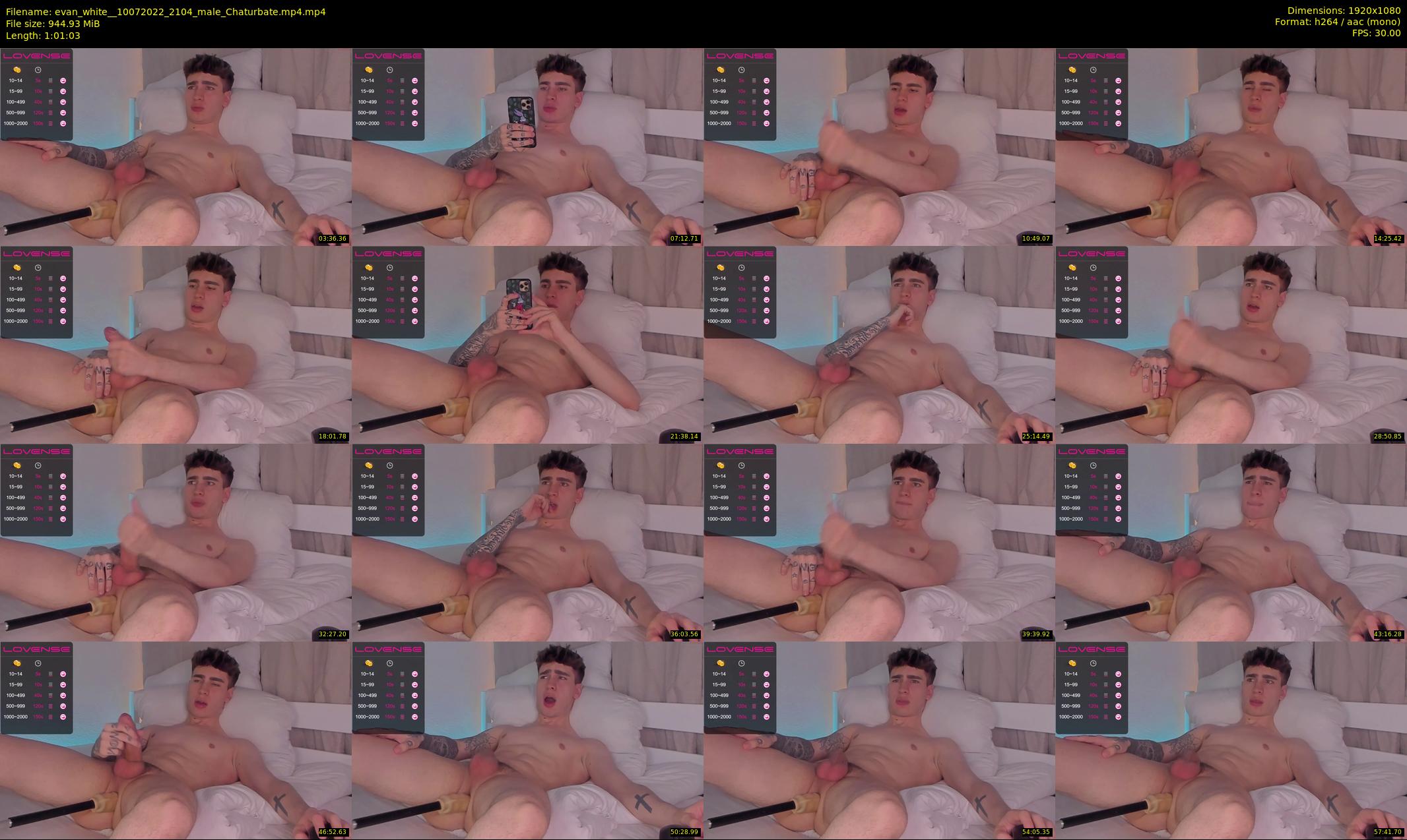 evan_white_ — 62 minute Chaturbate male cam show recording, 1080p, Jul 10, 2022