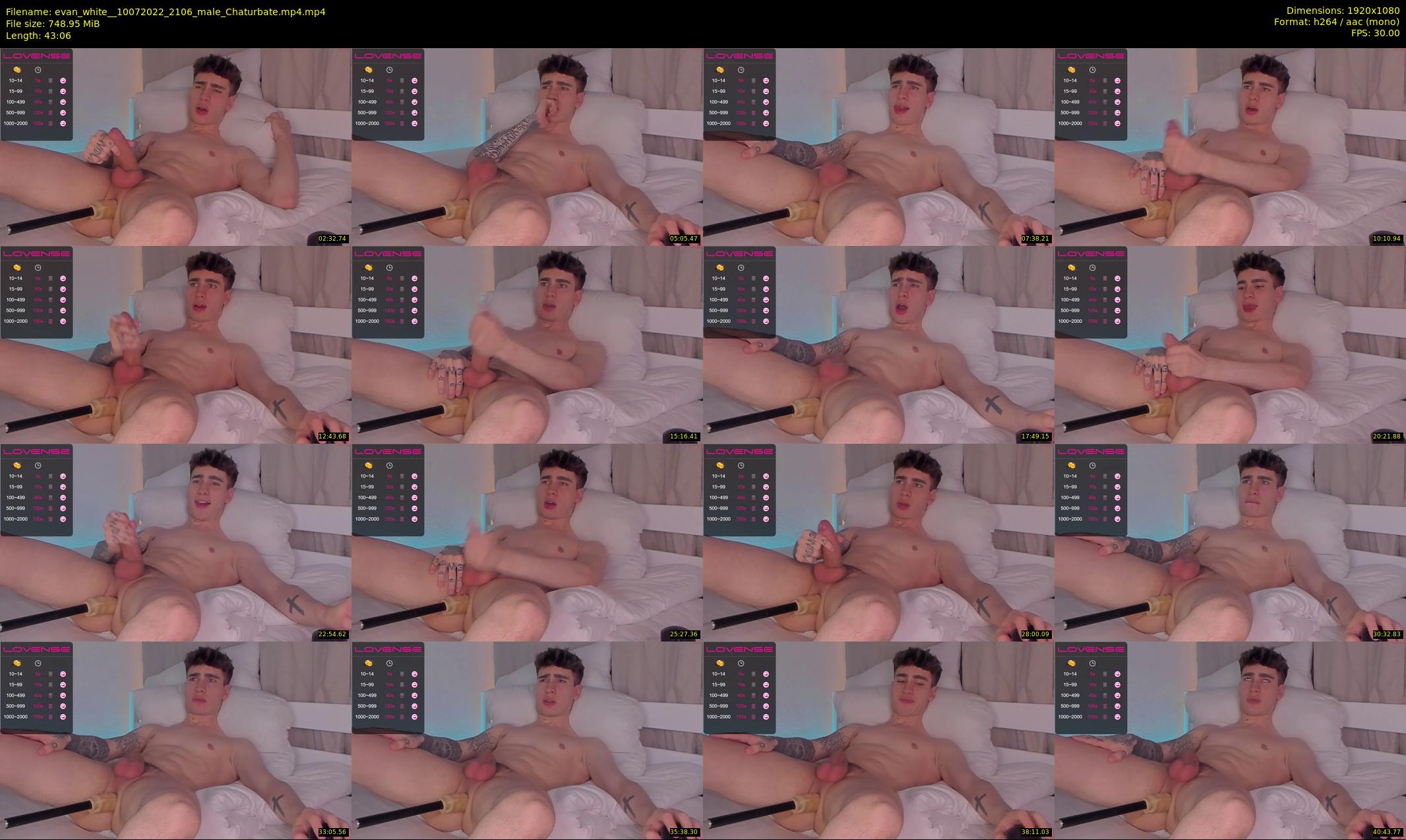 evan_white_ — 44 minute Chaturbate male cam show recording, 1080p, Jul 10, 2022