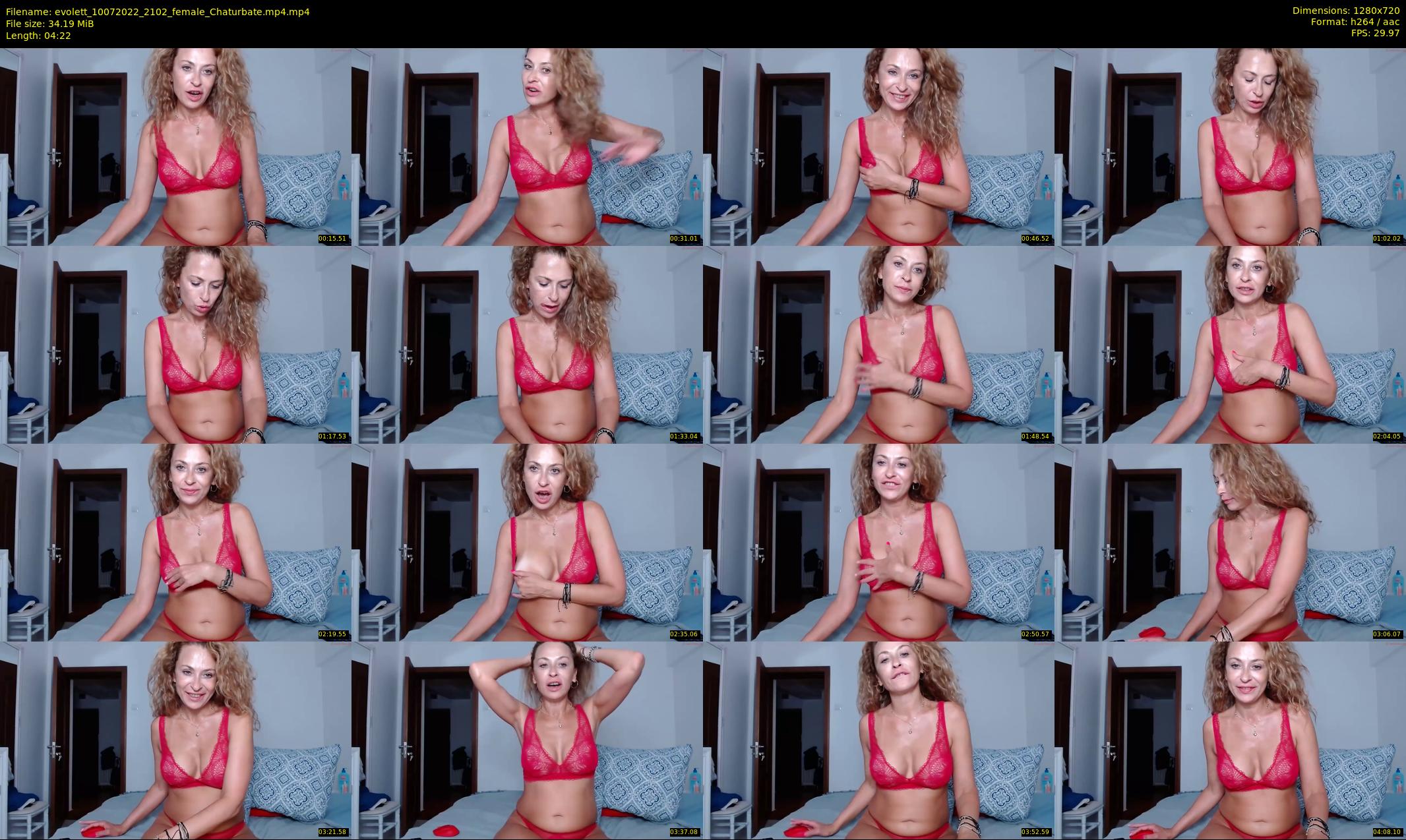 evolett — 5 minute Chaturbate female cam show recording, 720p, Jul 10, 2022