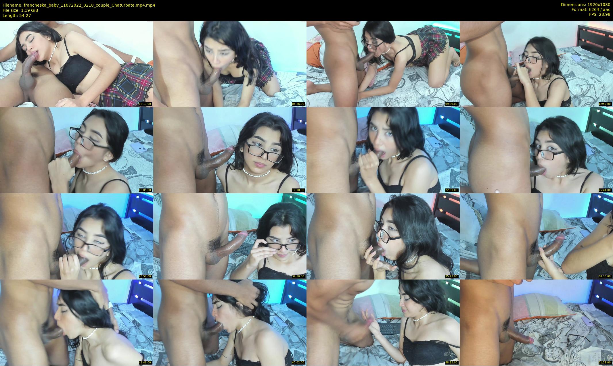 francheska_baby — 55 minute Chaturbate couple cam show recording, 1080p, Jul 11, 2022