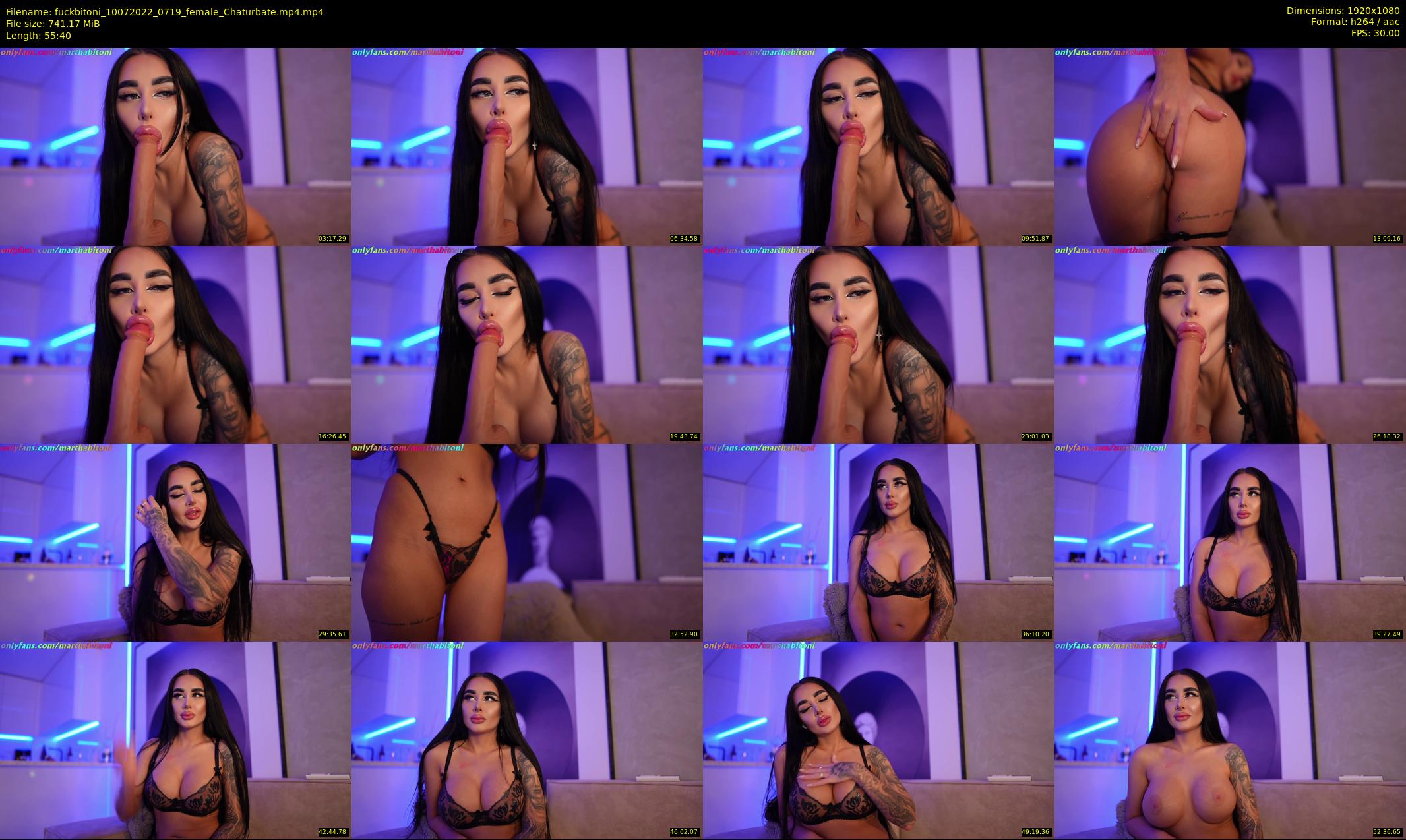fuckbitoni — 56 minute Chaturbate couple cam show recording, 1080p, Jul 10, 2022