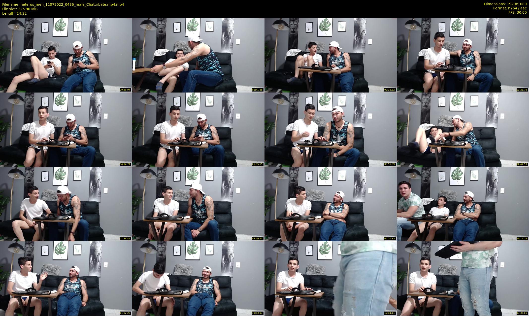 heteros_men — 15 minute Chaturbate male cam show recording, 1080p, Jul 11, 2022