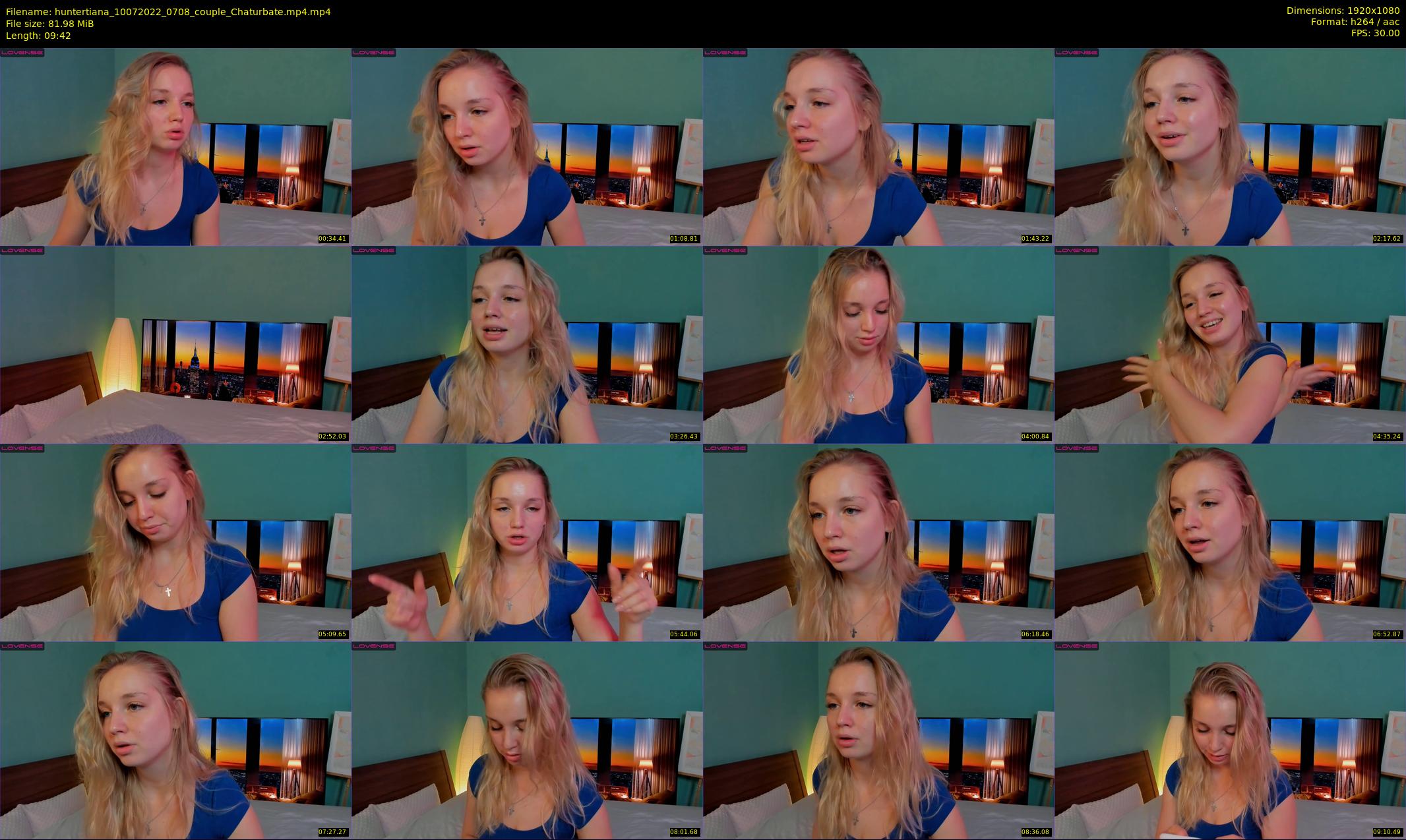 huntertiana — 10 minute Chaturbate female cam show recording, 1080p, Jul 10, 2022