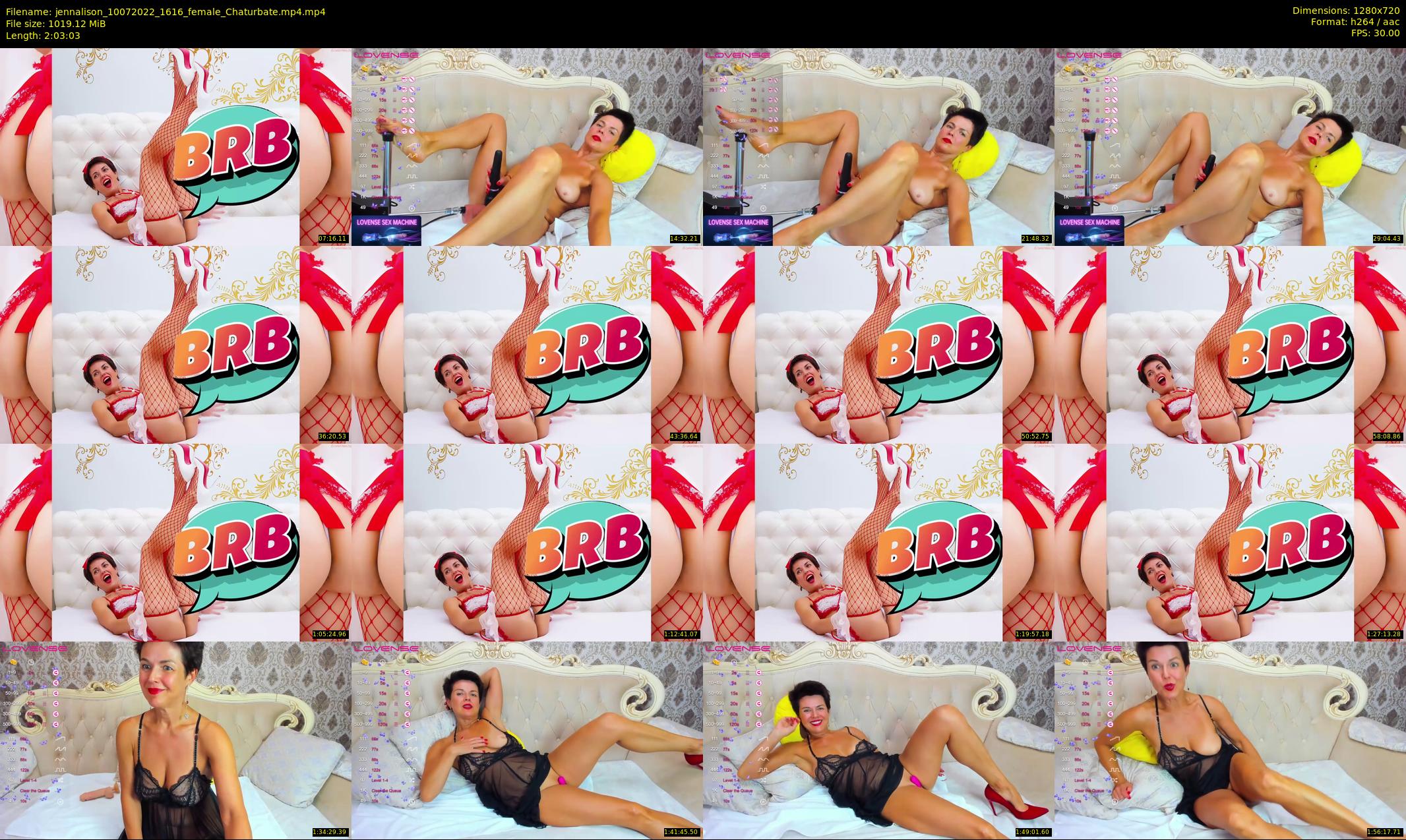 jennalison — 124 minute Chaturbate female cam show recording, 720p, Jul 10, 2022