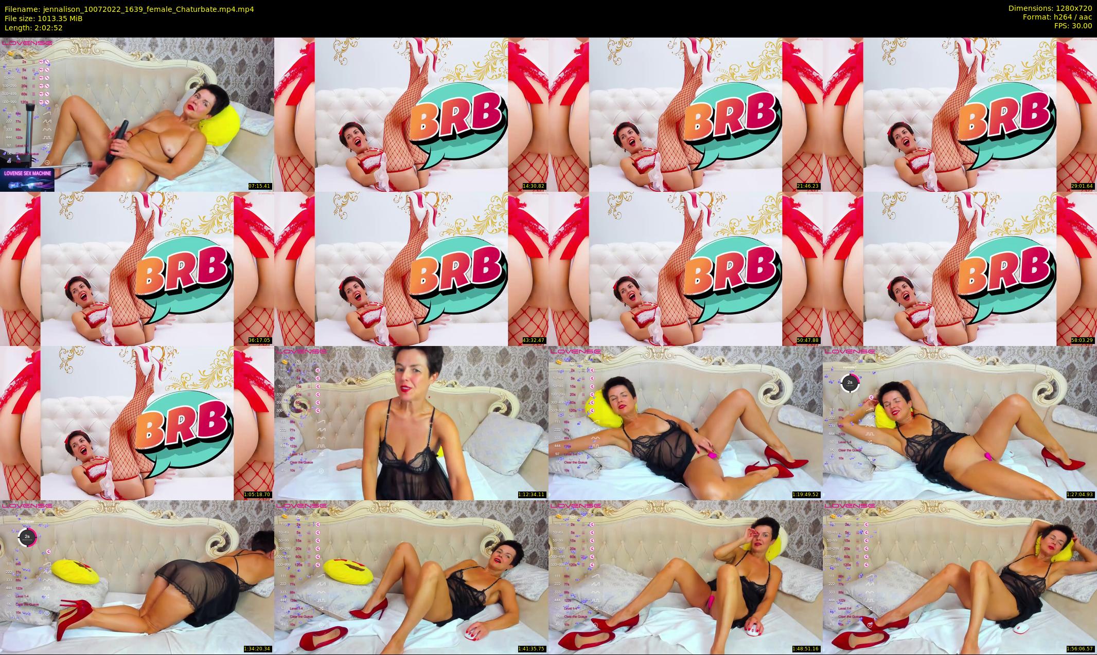 jennalison — 123 minute Chaturbate female cam show recording, 720p, Jul 10, 2022