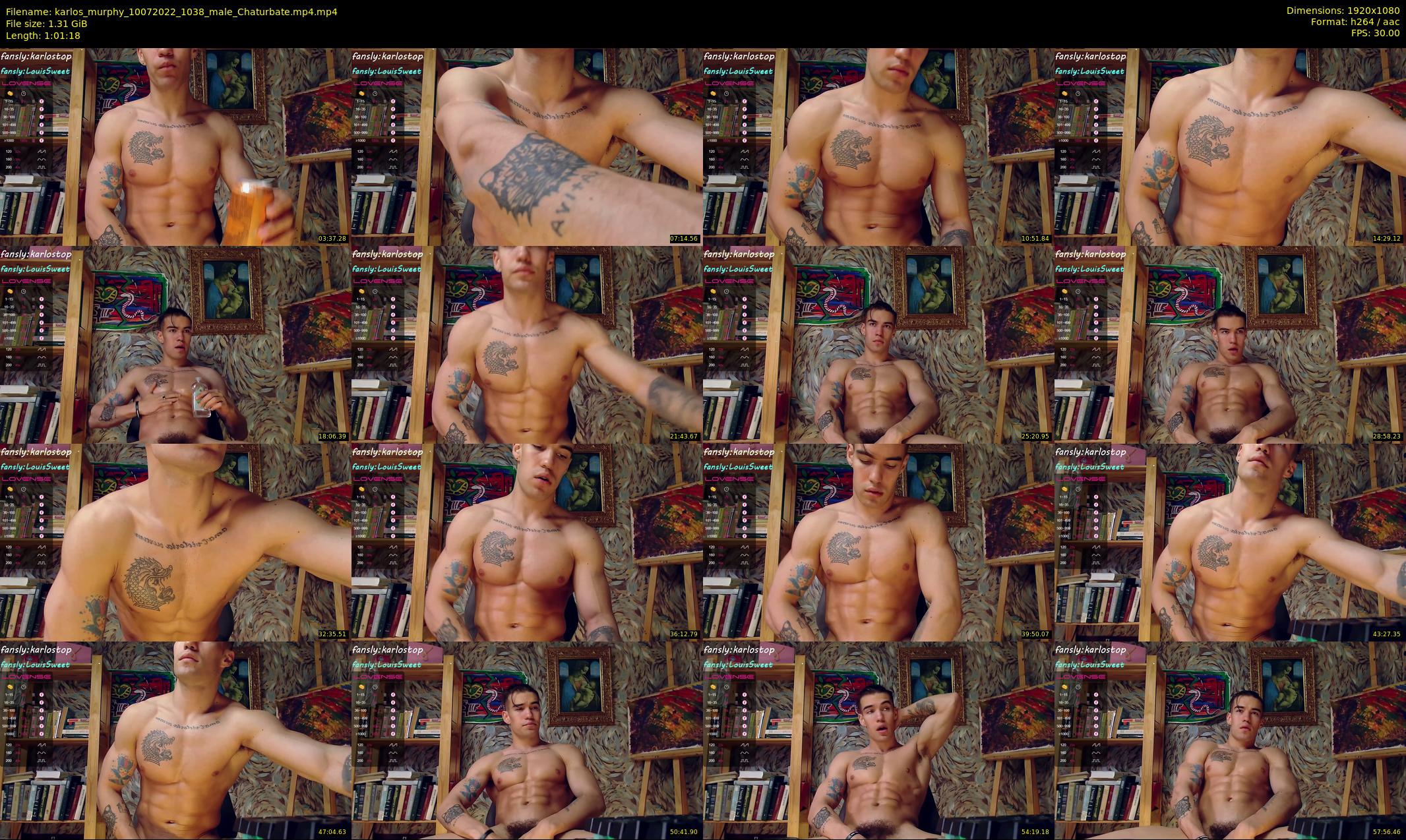 karlos_murphy — 62 minute Chaturbate male cam show recording, 1080p, Jul 10, 2022