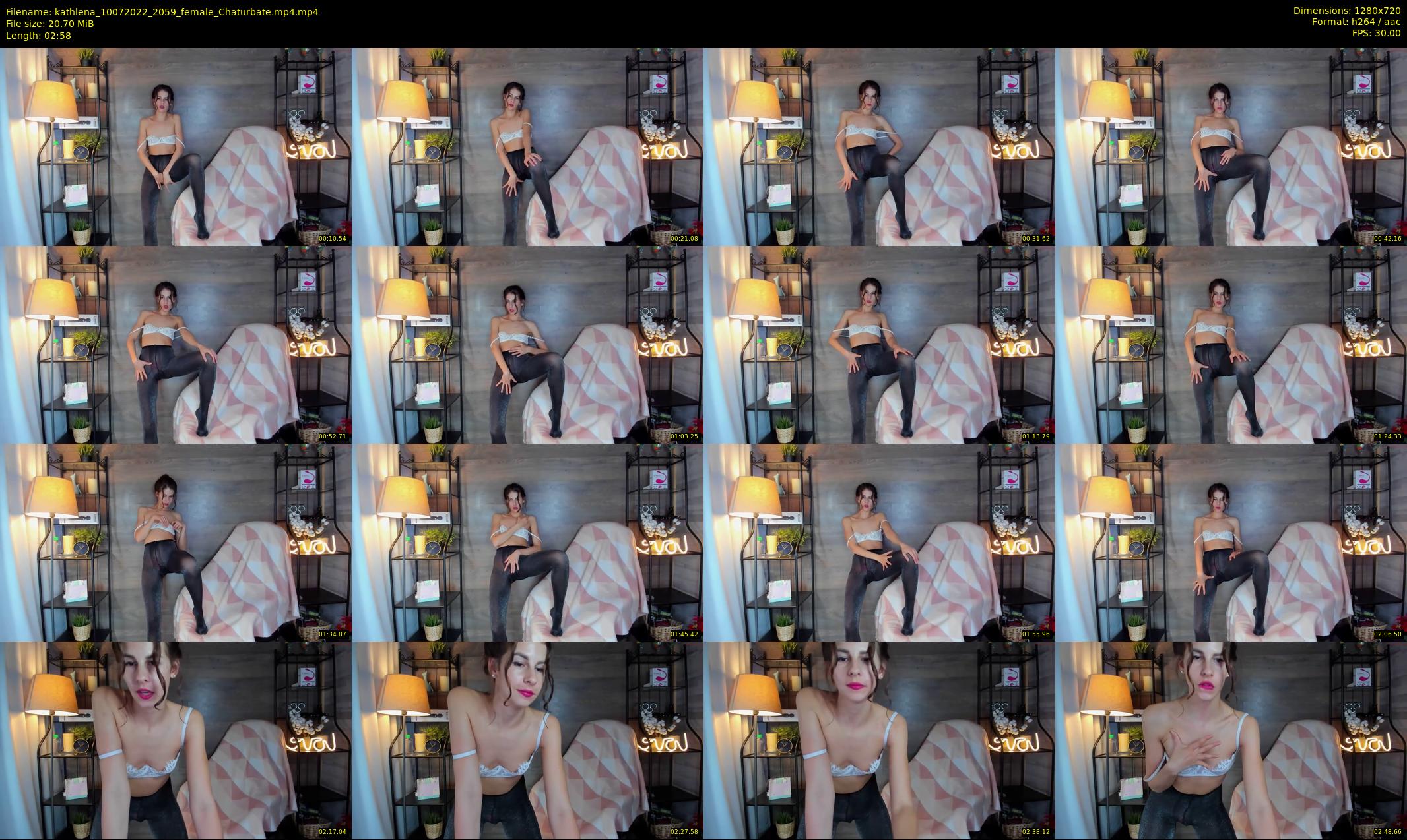 kathlena — 3 minute Chaturbate female cam show recording, 720p, Jul 10, 2022