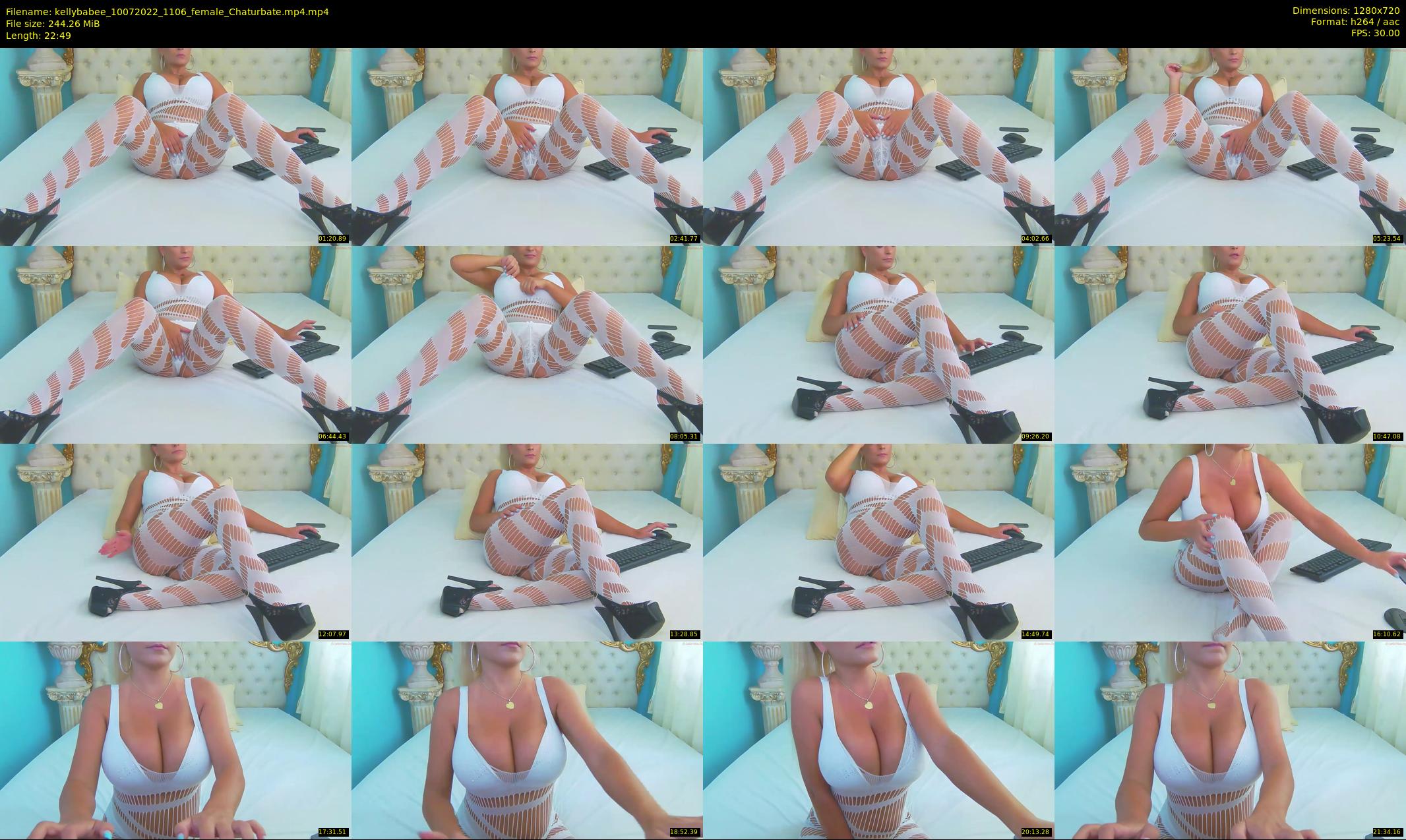 kellybabee — 23 minute Chaturbate female cam show recording, 720p, Jul 10, 2022