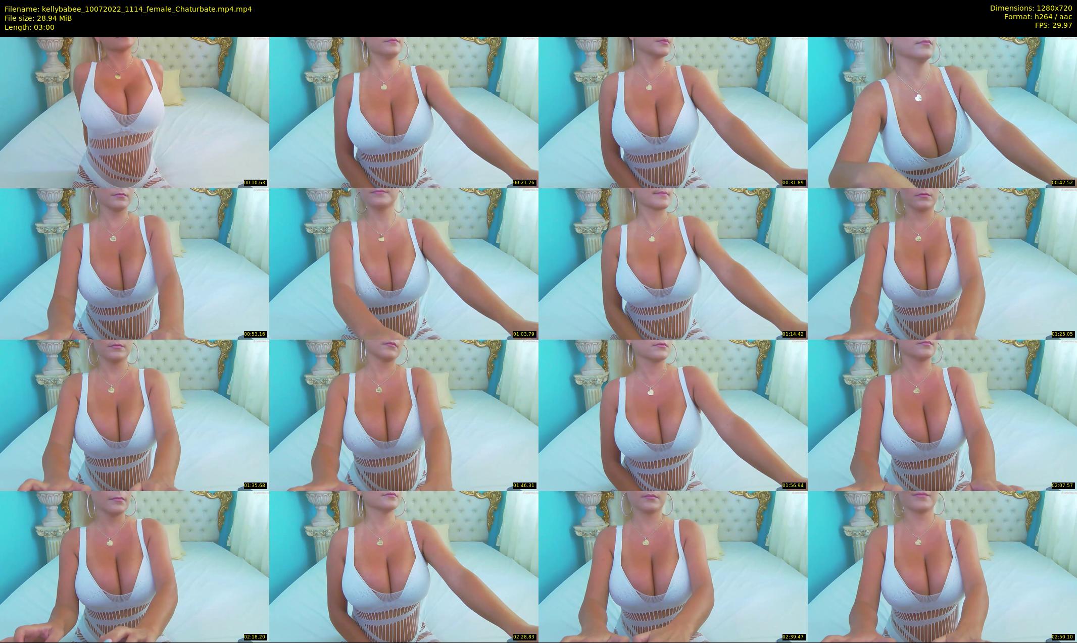 kellybabee — 3 minute Chaturbate female cam show recording, 720p, Jul 10, 2022