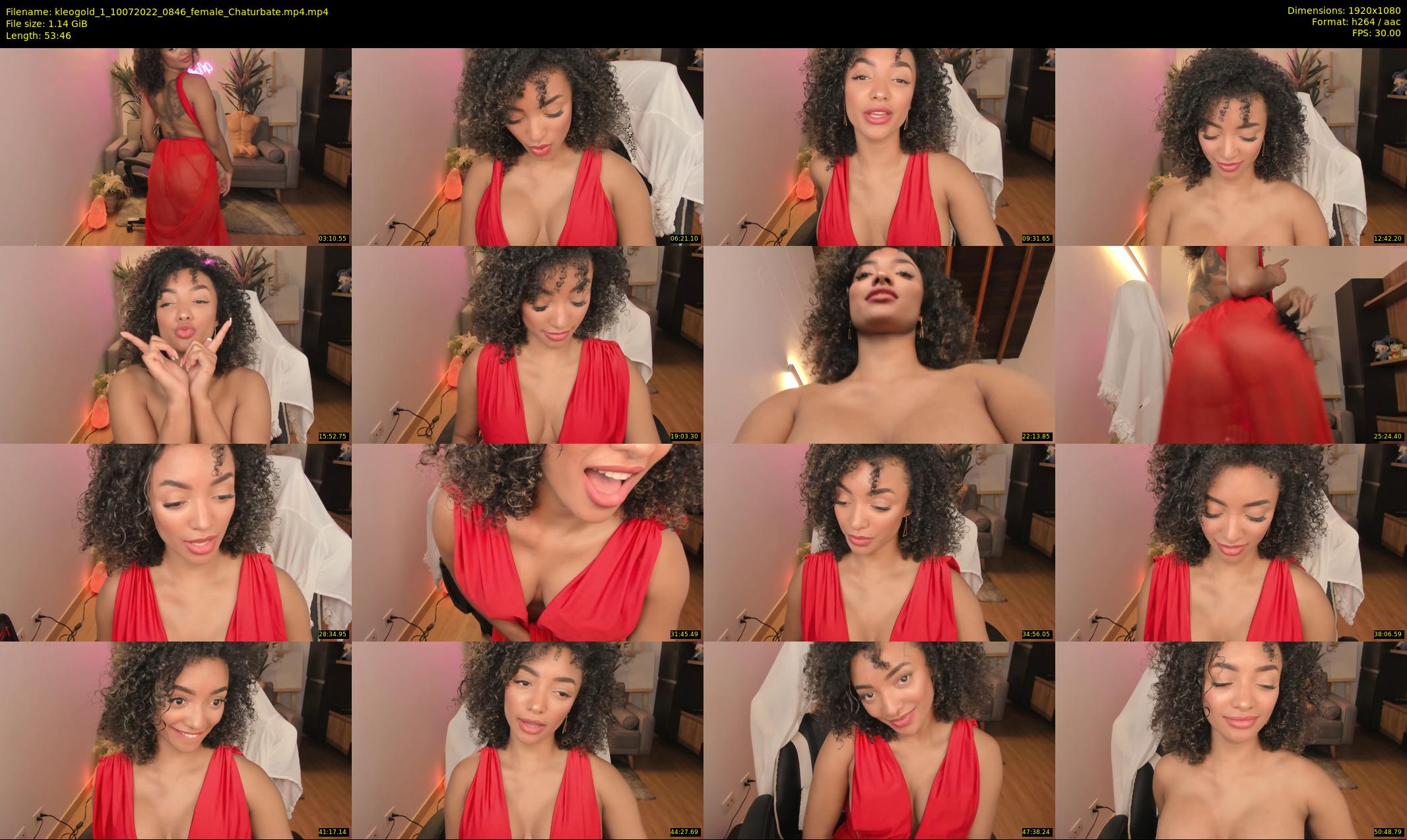 kleogold_1 — 54 minute Chaturbate female cam show recording, 1080p, Jul 10, 2022