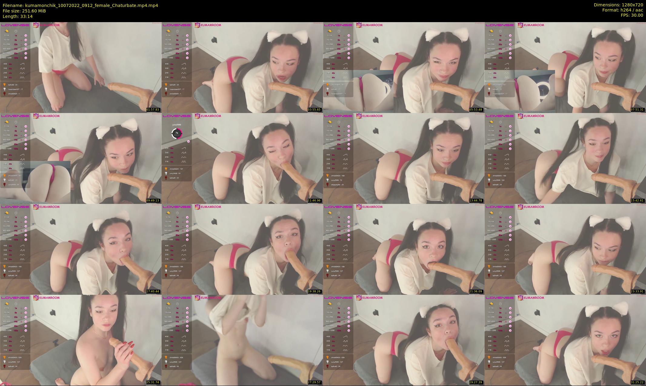 kumamonchik — 34 minute Chaturbate couple cam show recording, 720p, Jul 10, 2022