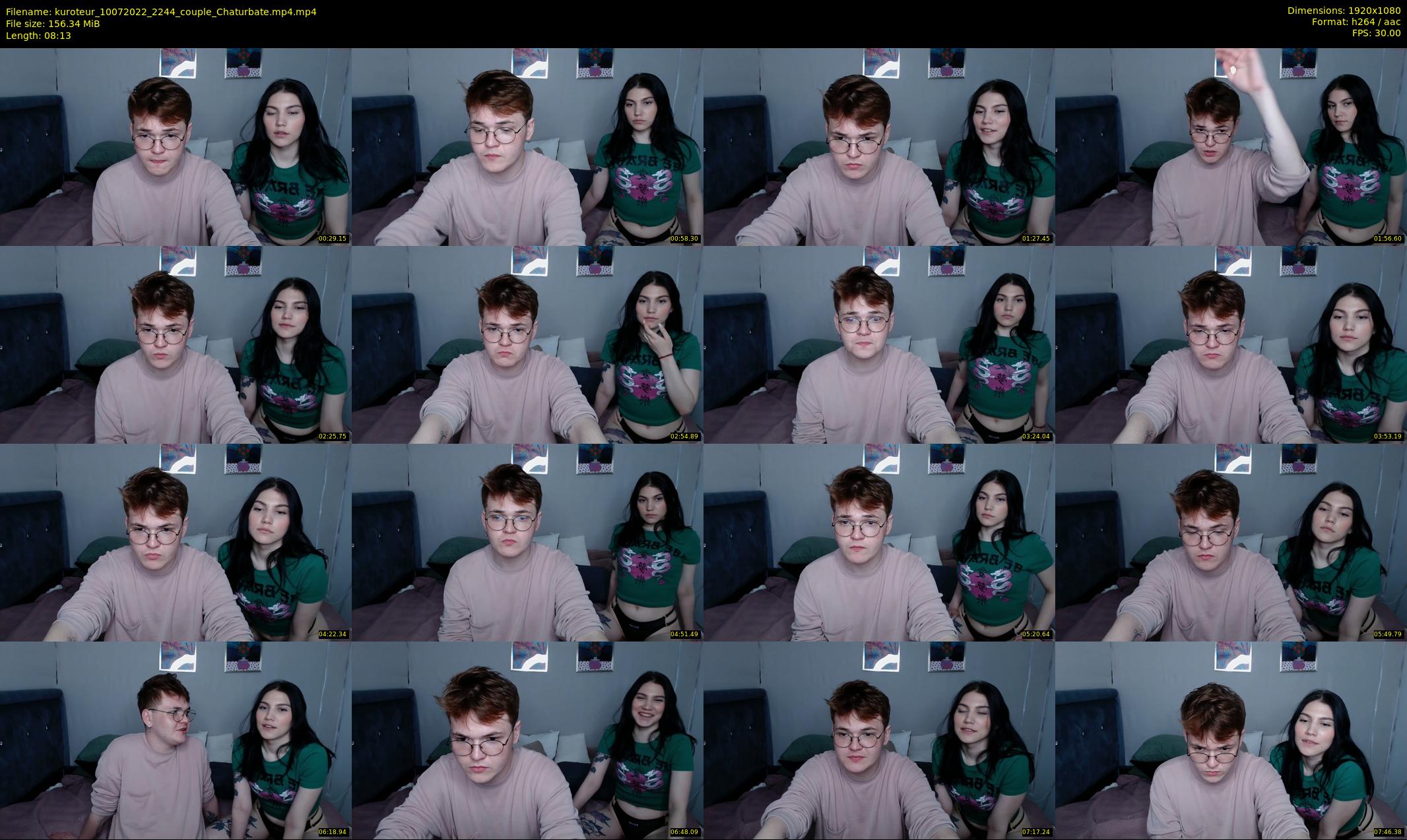 kuroteur — 9 minute Chaturbate couple cam show recording, 1080p, Jul 10, 2022