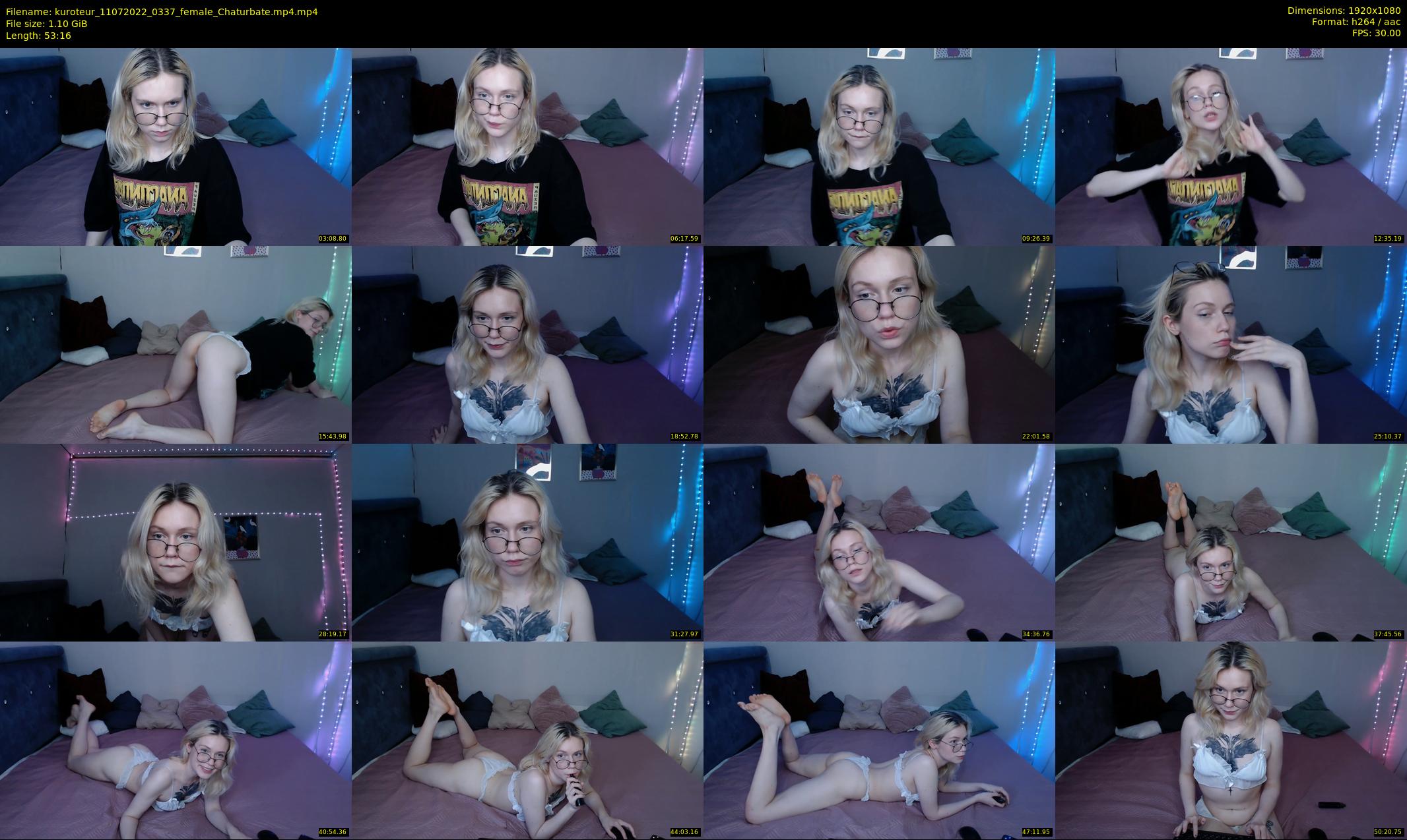 kuroteur — 54 minute Chaturbate couple cam show recording, 1080p, Jul 11, 2022