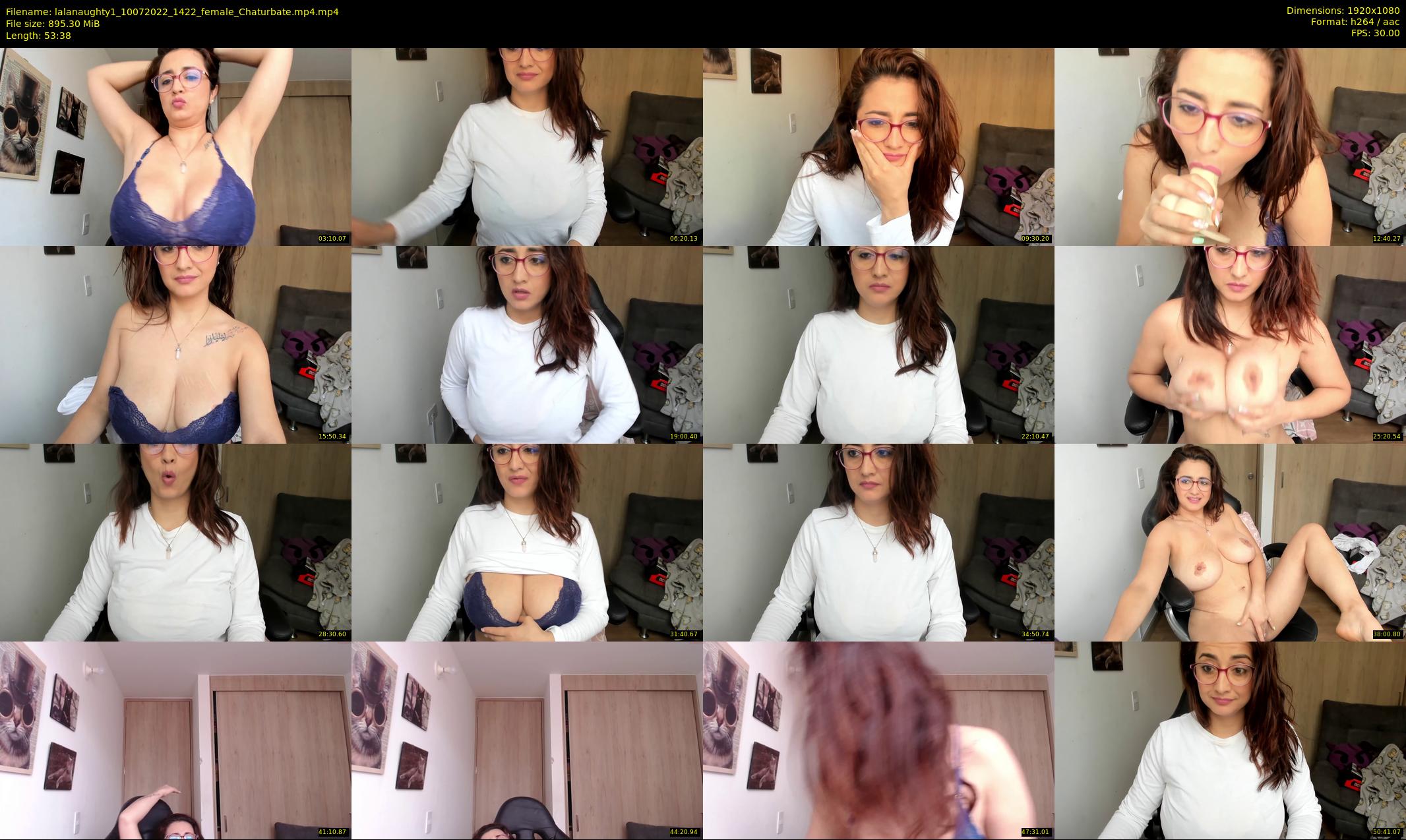lalanaughty1 — 54 minute Chaturbate female cam show recording, 1080p, Jul 10, 2022