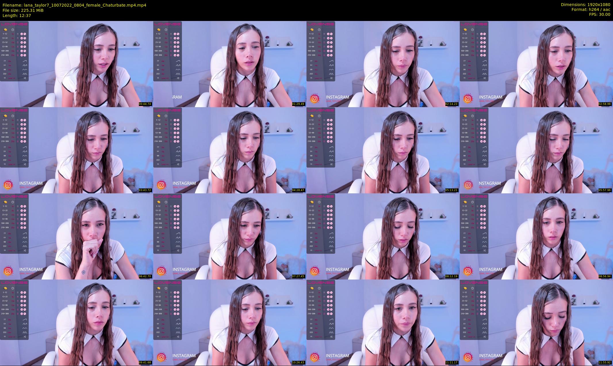 lana_taylor7 — 13 minute Chaturbate female cam show recording, 1080p, Jul 10, 2022