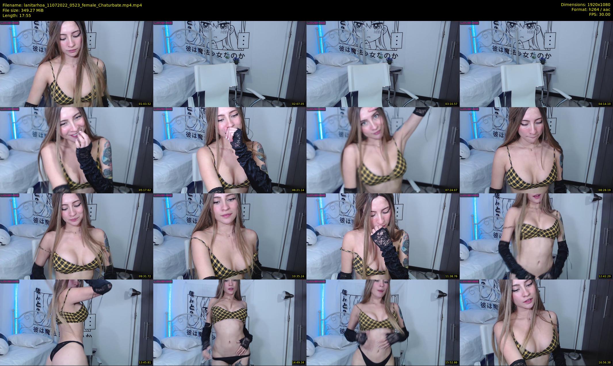 lanitarhoa — 18 minute Chaturbate female cam show recording, 1080p, Jul 11, 2022
