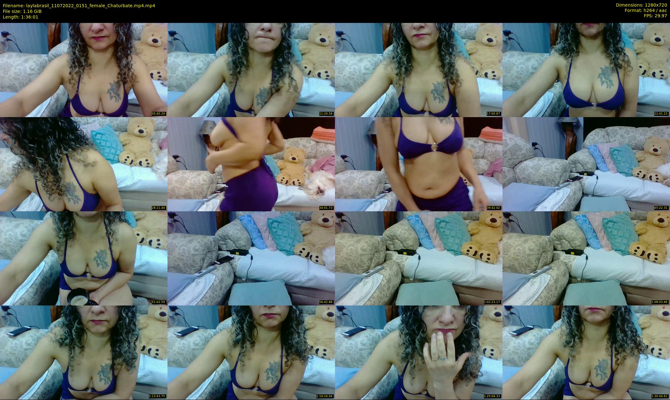 laylabrasil — 97 minute Chaturbate female cam show recording, 720p, Jul 11, 2022