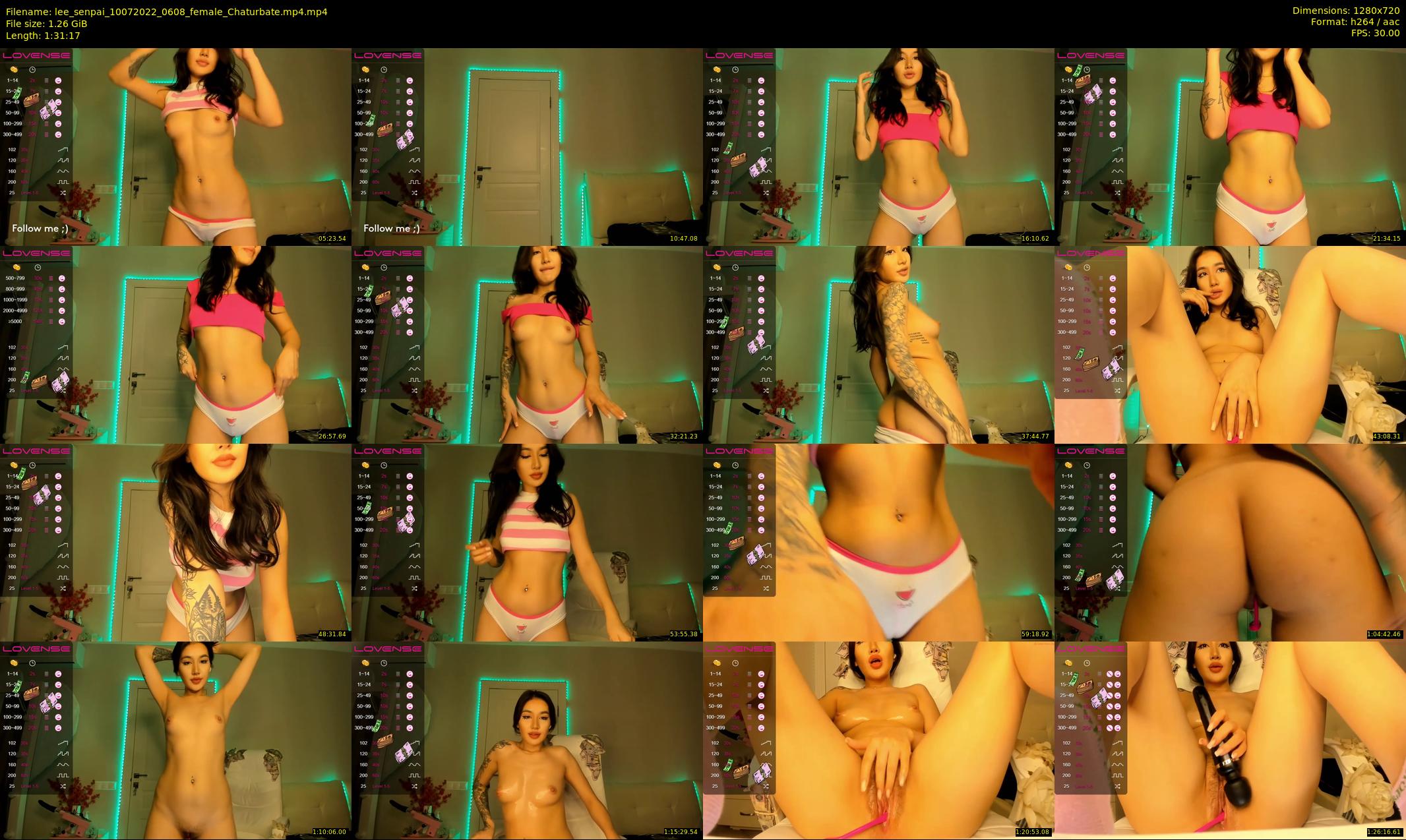 lee_senpai — 92 minute Chaturbate female cam show recording, 720p, Jul 10, 2022