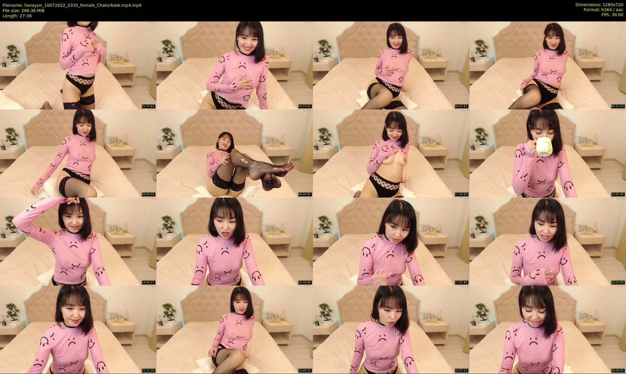 lianayun — 28 minute Chaturbate female cam show recording, 720p, Jul 10, 2022