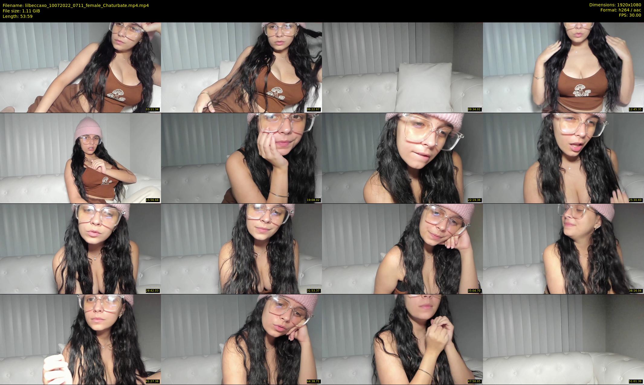 lilbeccaxo — 54 minute Chaturbate female cam show recording, 1080p, Jul 10, 2022