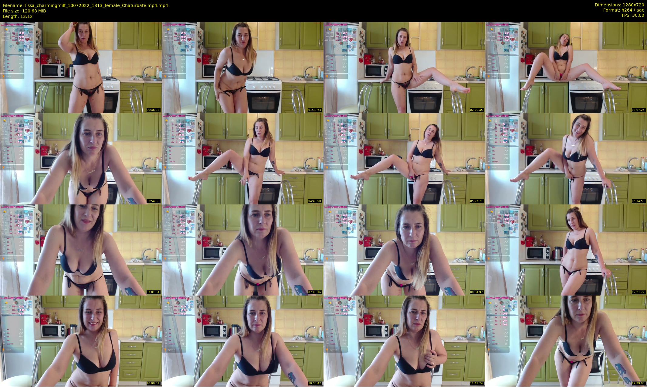lissa_charmingmilf — 14 minute Chaturbate female cam show recording, 720p, Jul 10, 2022