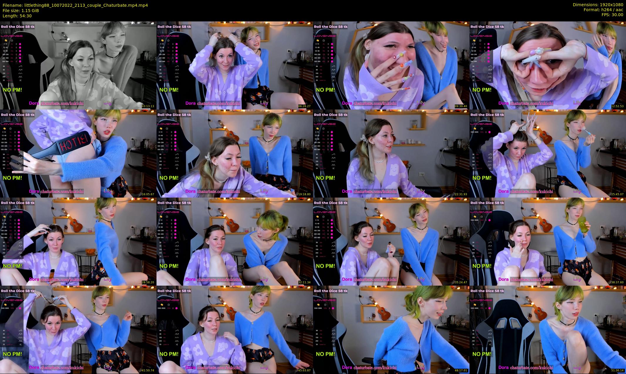 littlething88 — 55 minute Chaturbate female cam show recording, 1080p, Jul 10, 2022