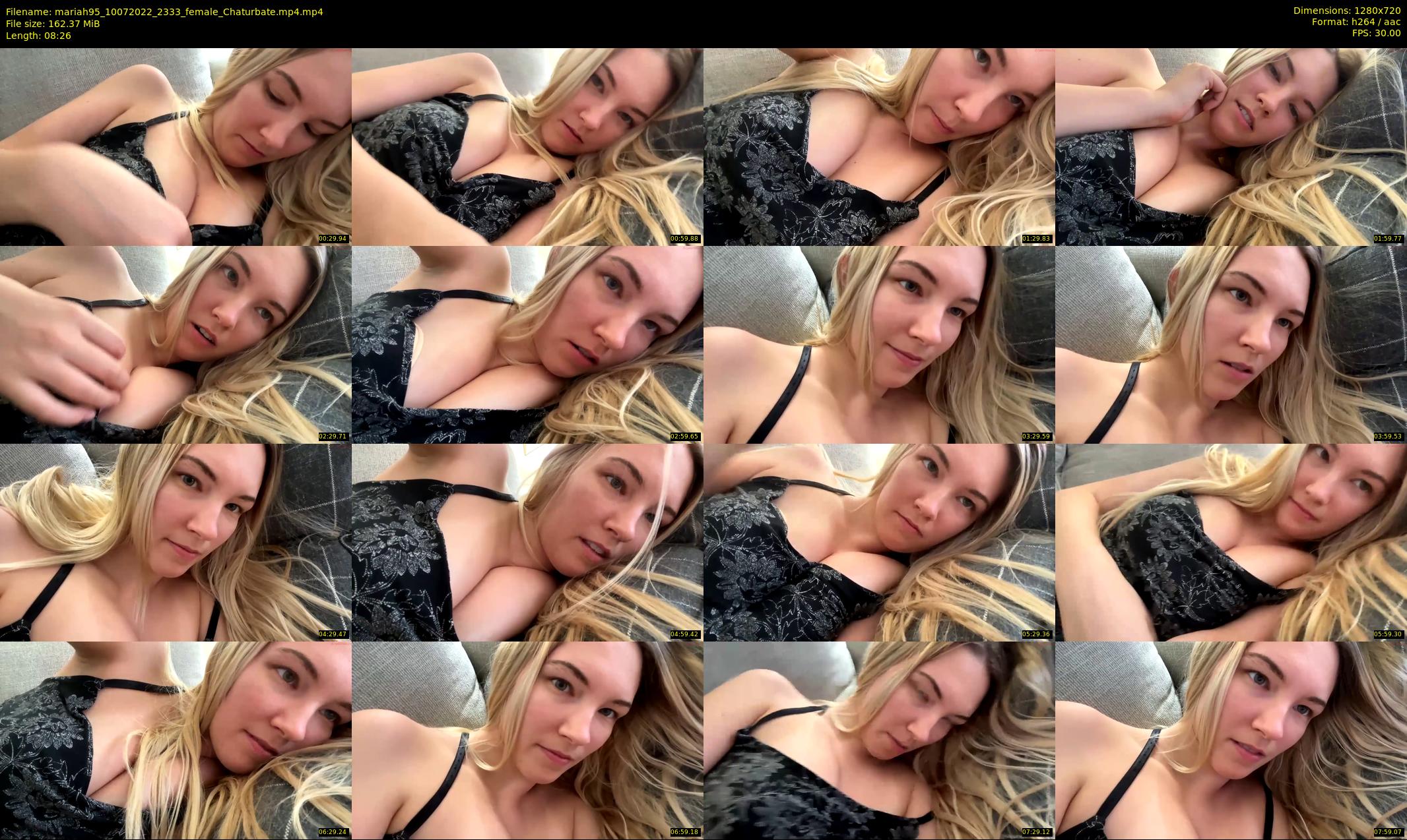 mariah95 — 9 minute Chaturbate female cam show recording, 720p, Jul 10, 2022