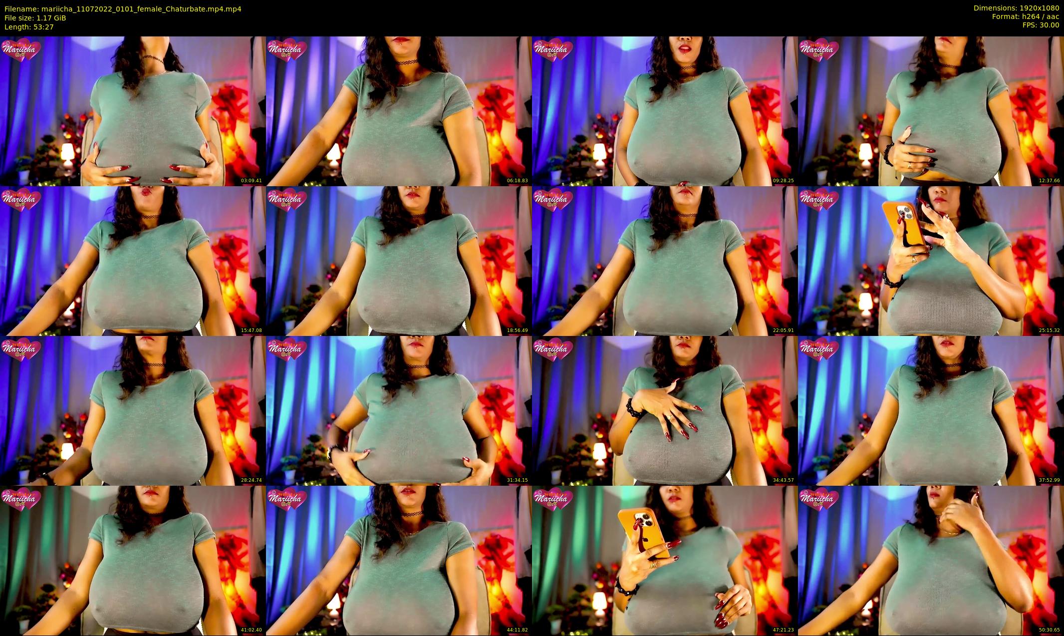 mariicha — 54 minute Chaturbate female cam show recording, 1080p, Jul 11, 2022