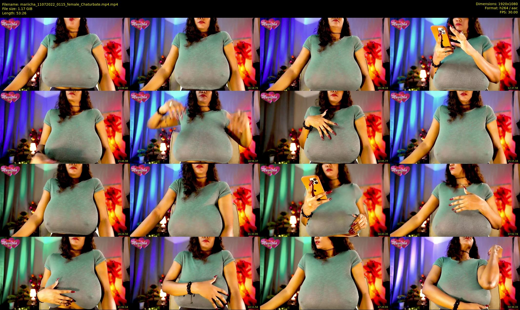 mariicha — 54 minute Chaturbate female cam show recording, 1080p, Jul 11, 2022
