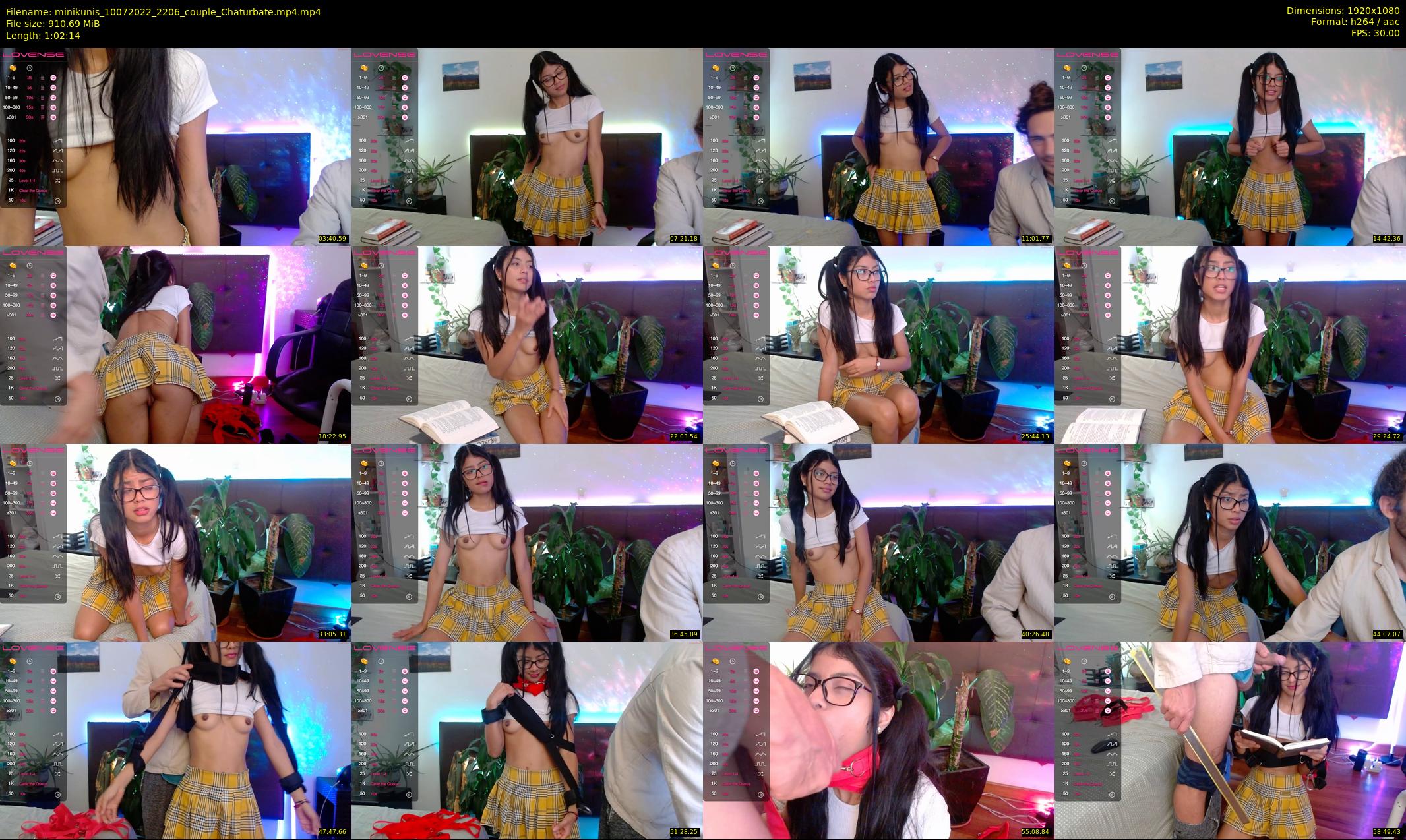 minikunis — 63 minute Chaturbate couple cam show recording, 1080p, Jul 10, 2022