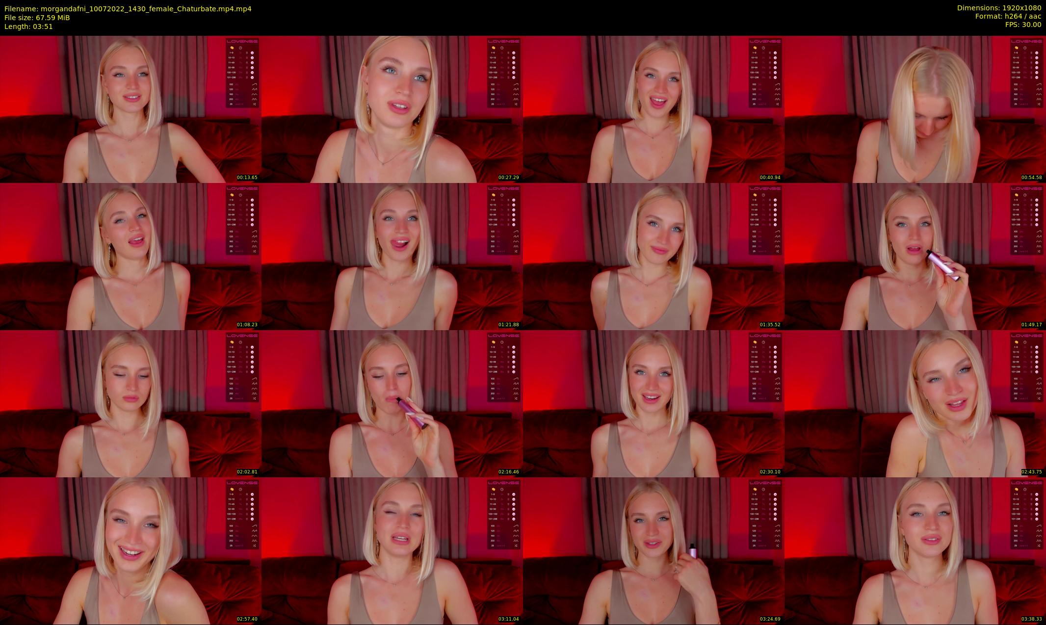 morgandafni — 4 minute Chaturbate couple cam show recording, 1080p, Jul 10, 2022