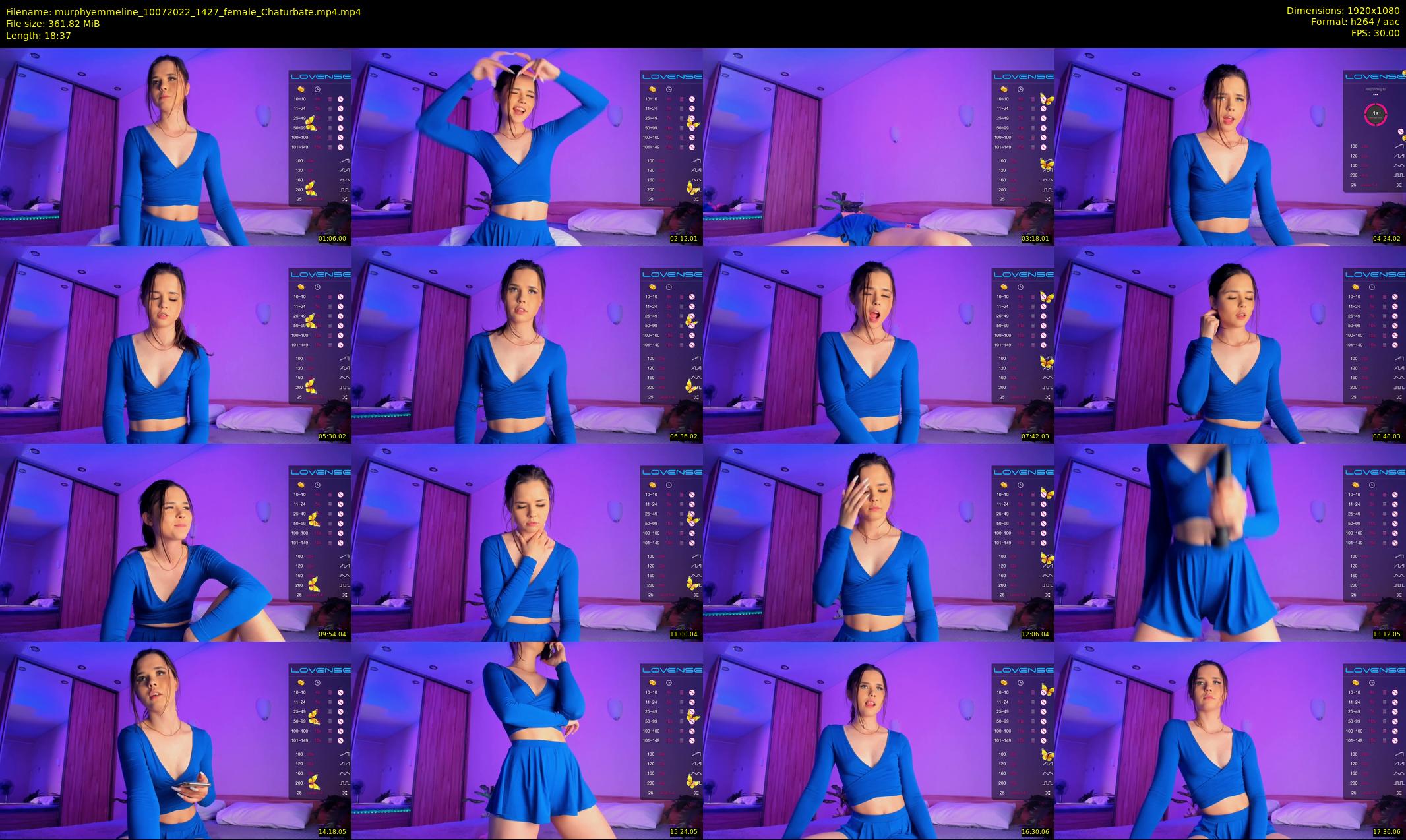 murphyemmeline — 19 minute Chaturbate female cam show recording, 1080p, Jul 10, 2022