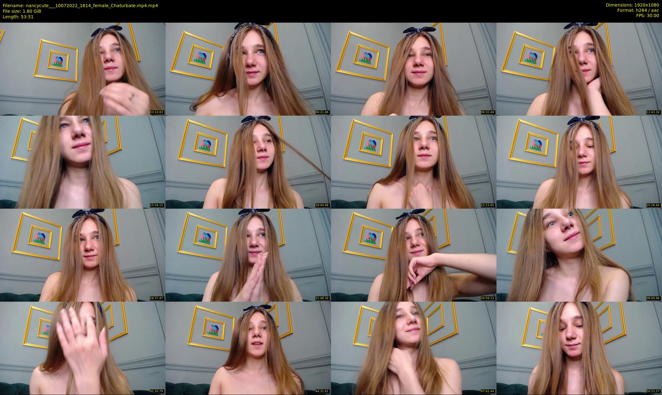 nancycute__ — 54 minute Chaturbate female cam show recording, 1080p, Jul 10, 2022