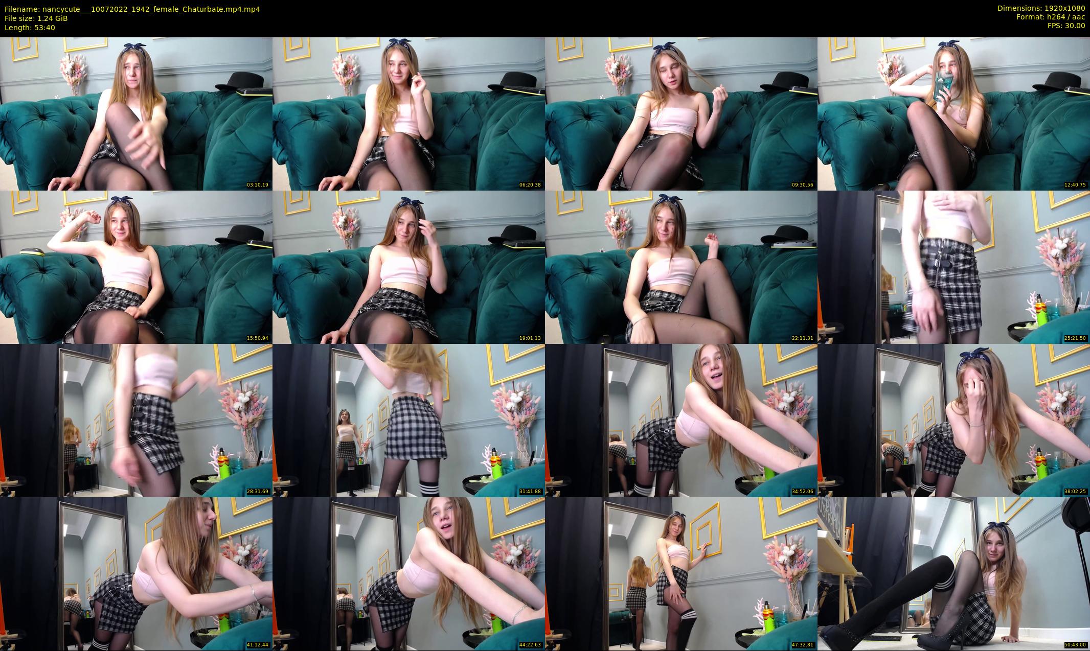 nancycute__ — 54 minute Chaturbate female cam show recording, 1080p, Jul 10, 2022