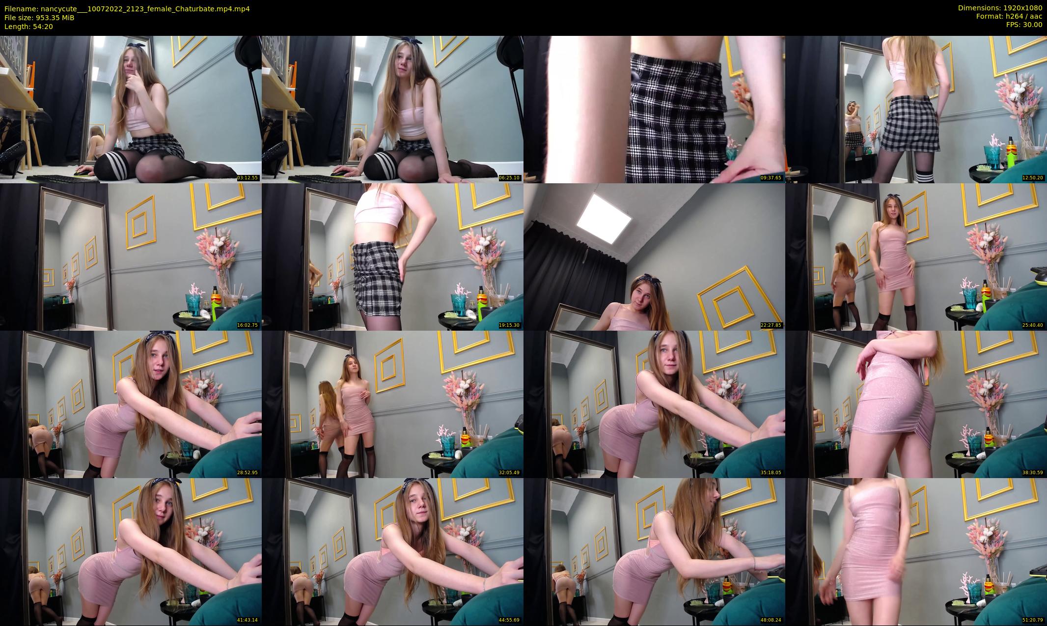 nancycute__ — 55 minute Chaturbate female cam show recording, 1080p, Jul 10, 2022