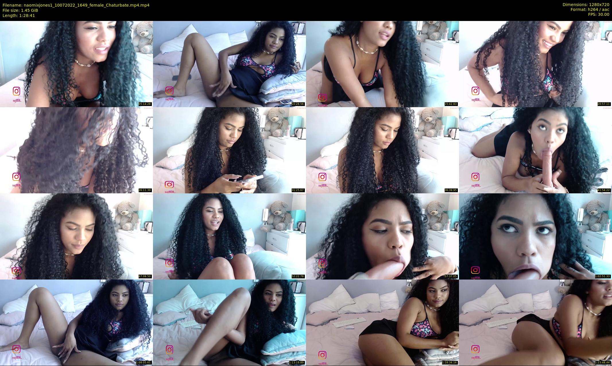 naomixjones1 — 89 minute Chaturbate female cam show recording, 720p, Jul 10, 2022