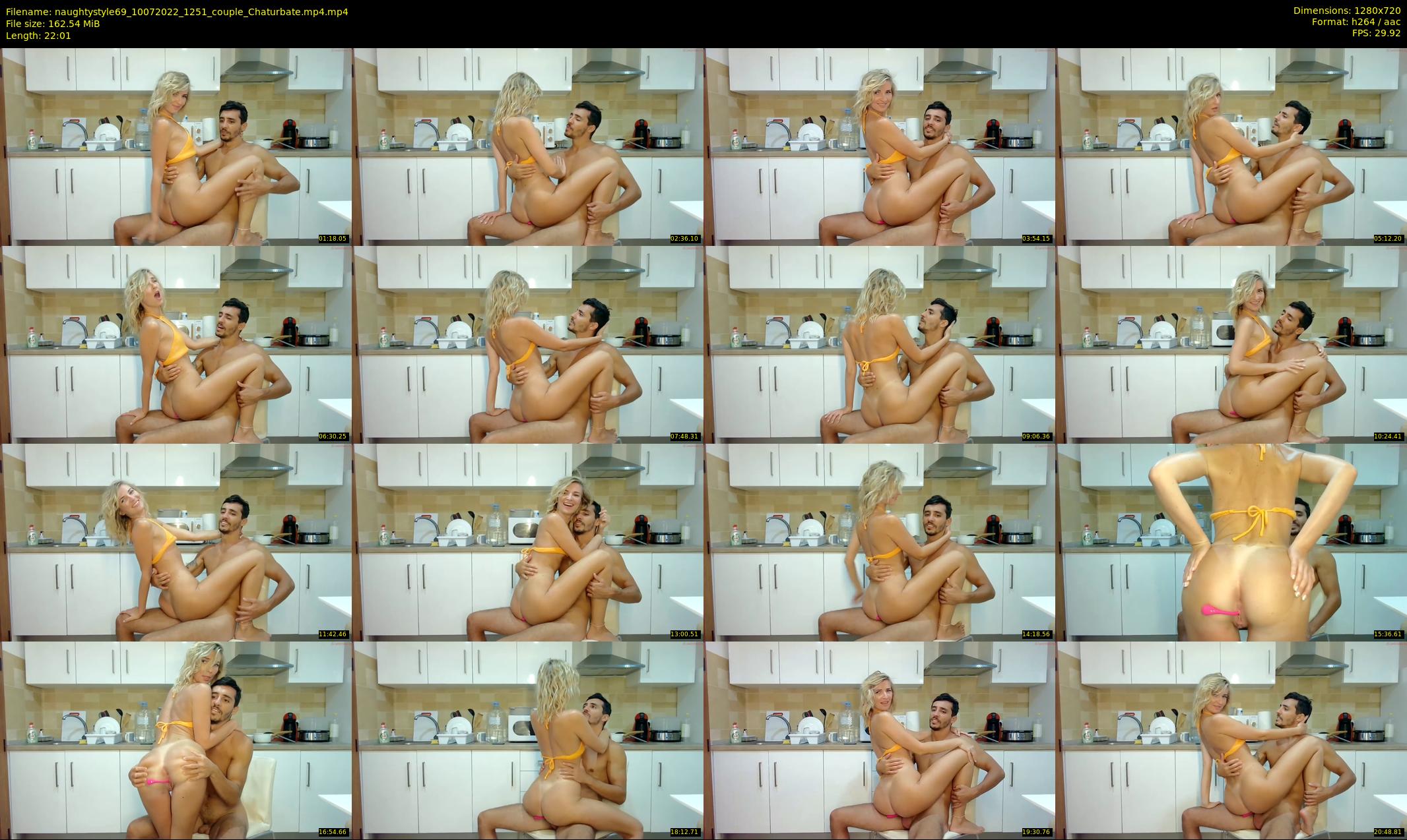 naughtystyle69 — 23 minute Chaturbate couple cam show recording, 720p, Jul 10, 2022