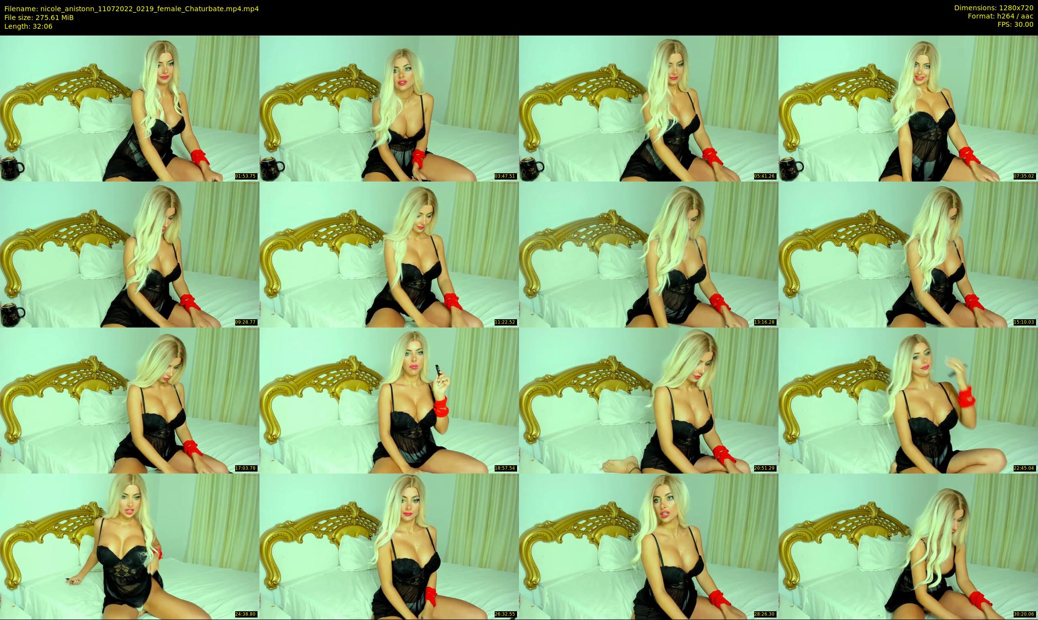 nicole_anistonn — 33 minute Chaturbate female cam show recording, 720p, Jul 11, 2022