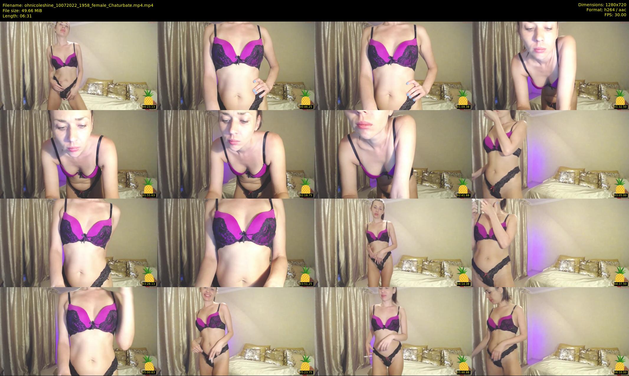 ohnicoleshine — 7 minute Chaturbate female cam show recording, 720p, Jul 10, 2022