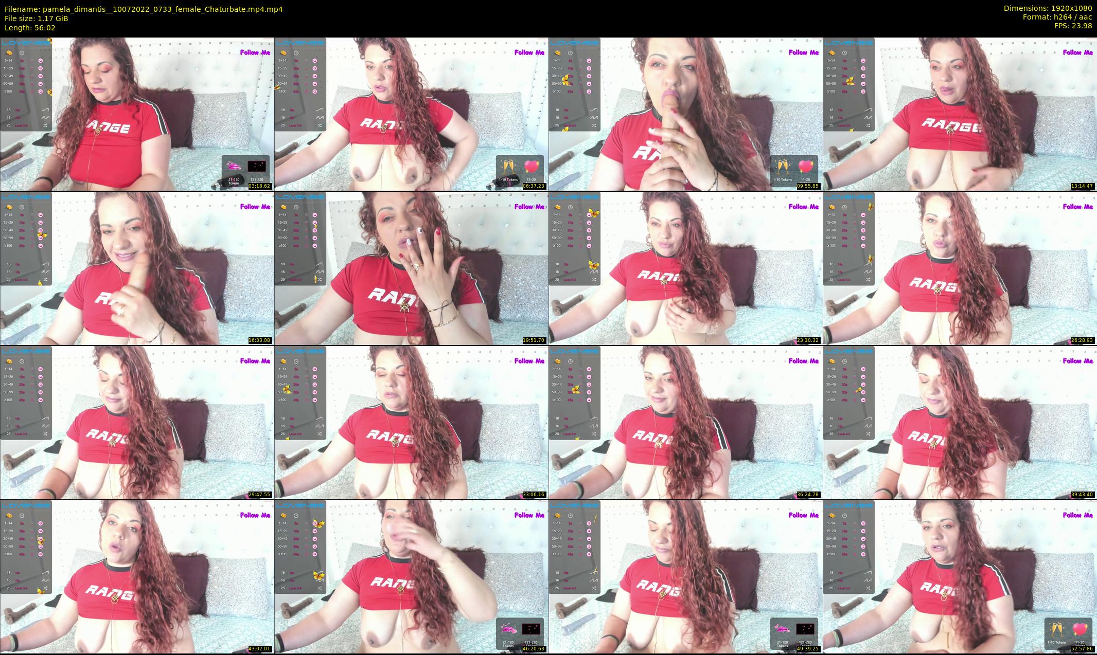 pamela_dimantis_ — 57 minute Chaturbate female cam show recording, 1080p, Jul 10, 2022
