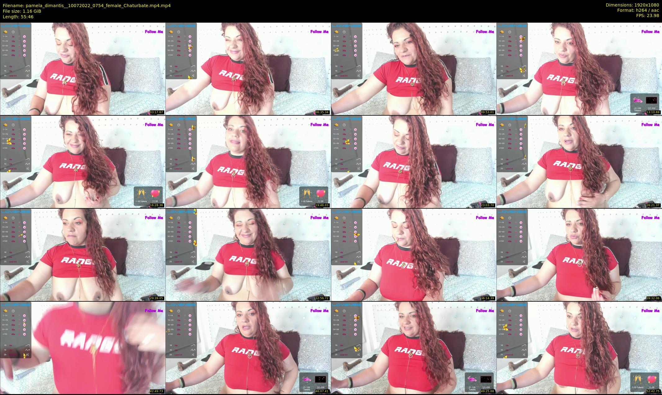 pamela_dimantis_ — 56 minute Chaturbate female cam show recording, 1080p, Jul 10, 2022