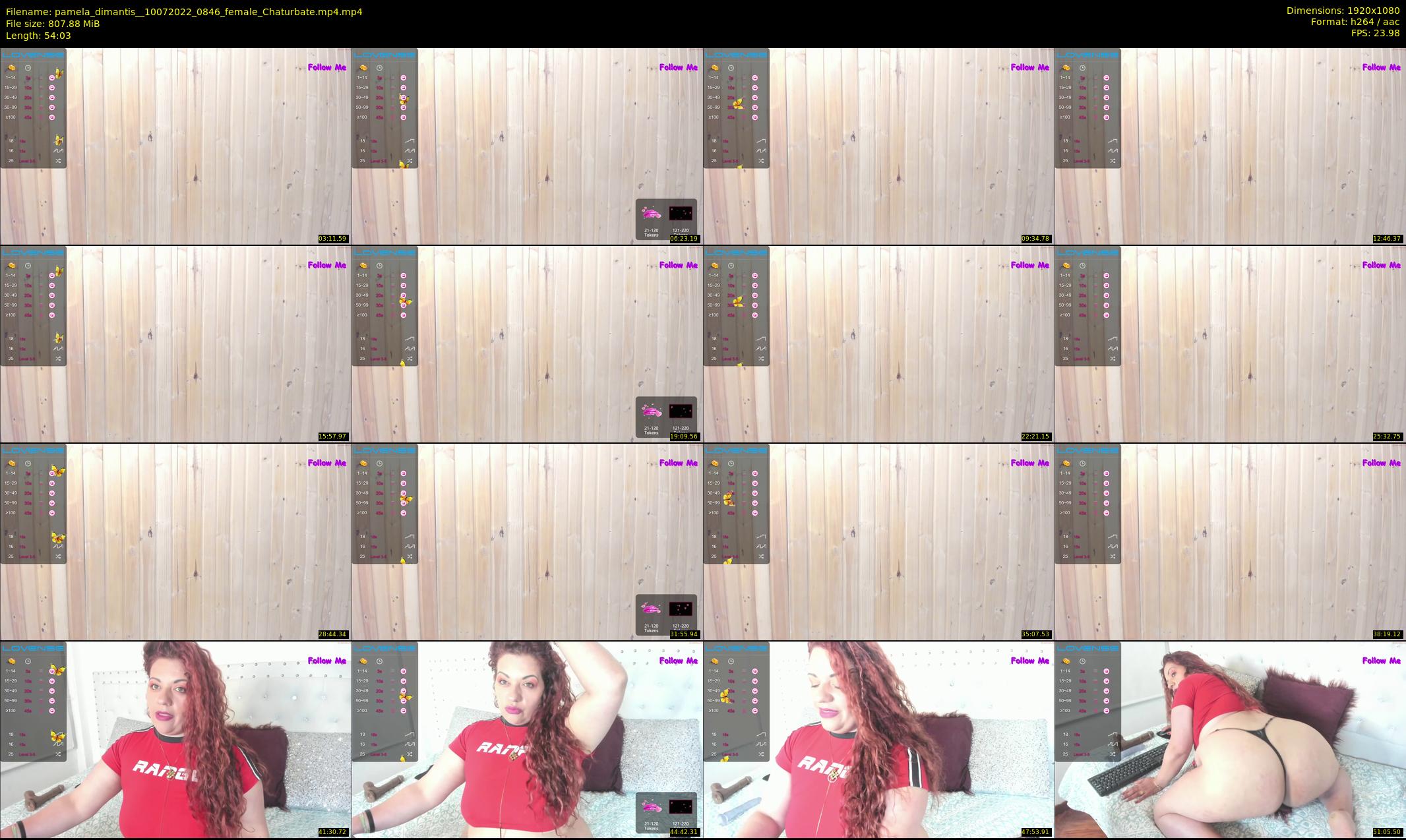 pamela_dimantis_ — 55 minute Chaturbate female cam show recording, 1080p, Jul 10, 2022