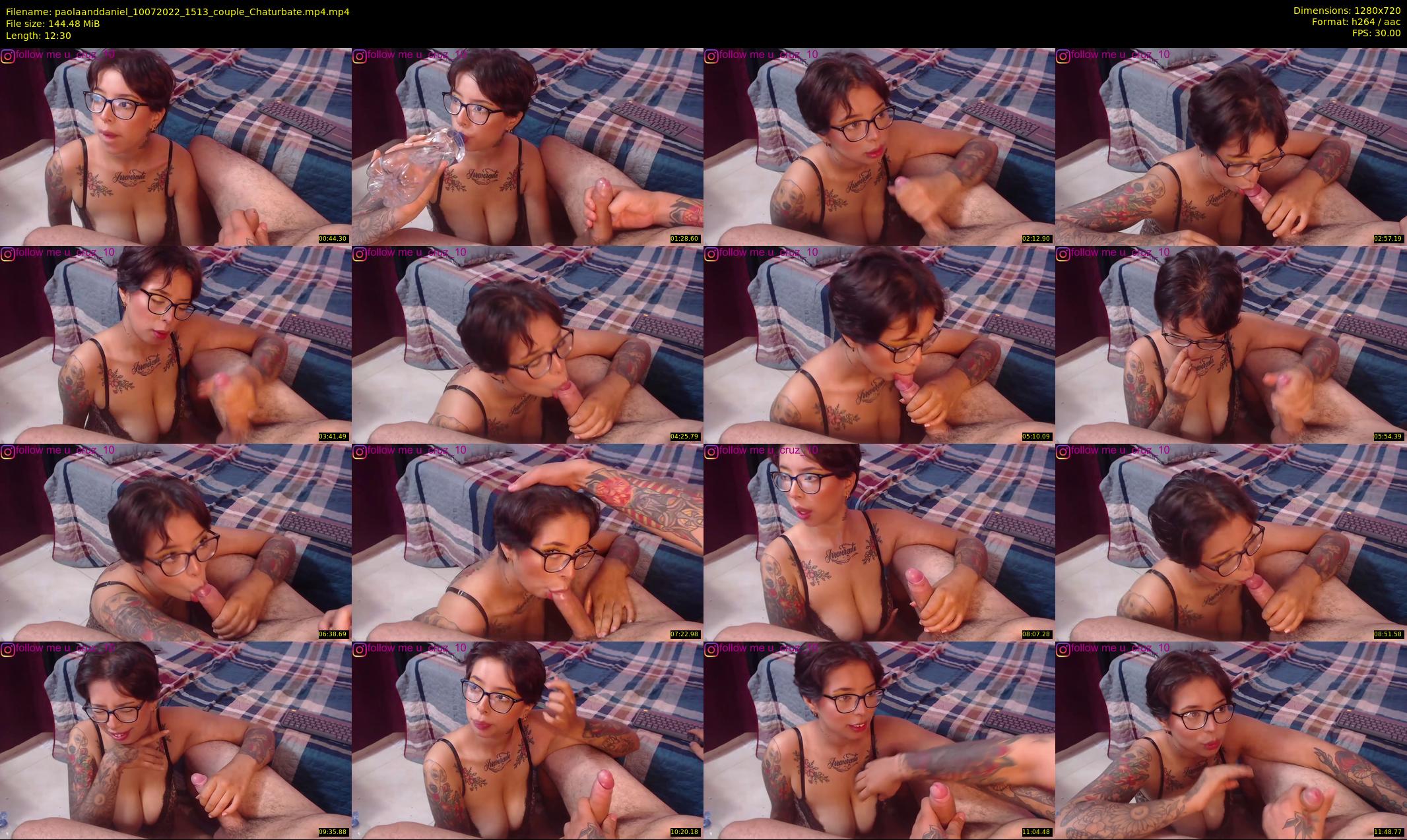 paolaanddaniel — 13 minute Chaturbate couple cam show recording, 720p, Jul 10, 2022